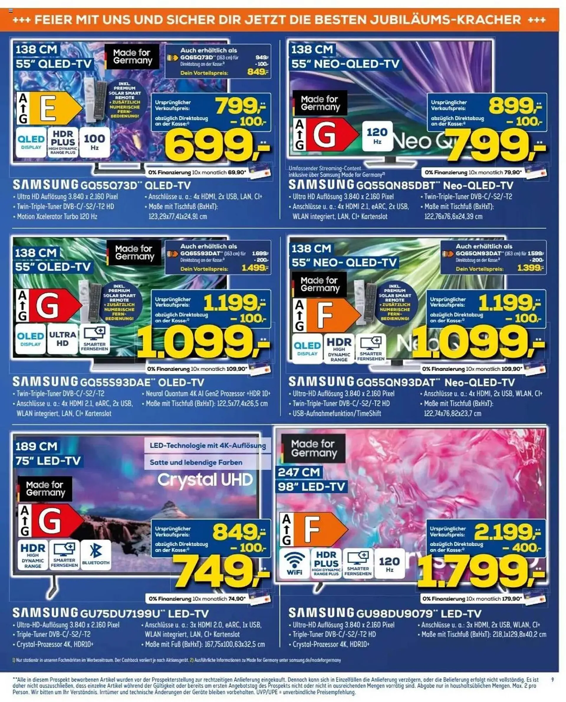 Euronics Prospekt von 19. Februar bis 25. Februar 2025 - Prospekt seite 9