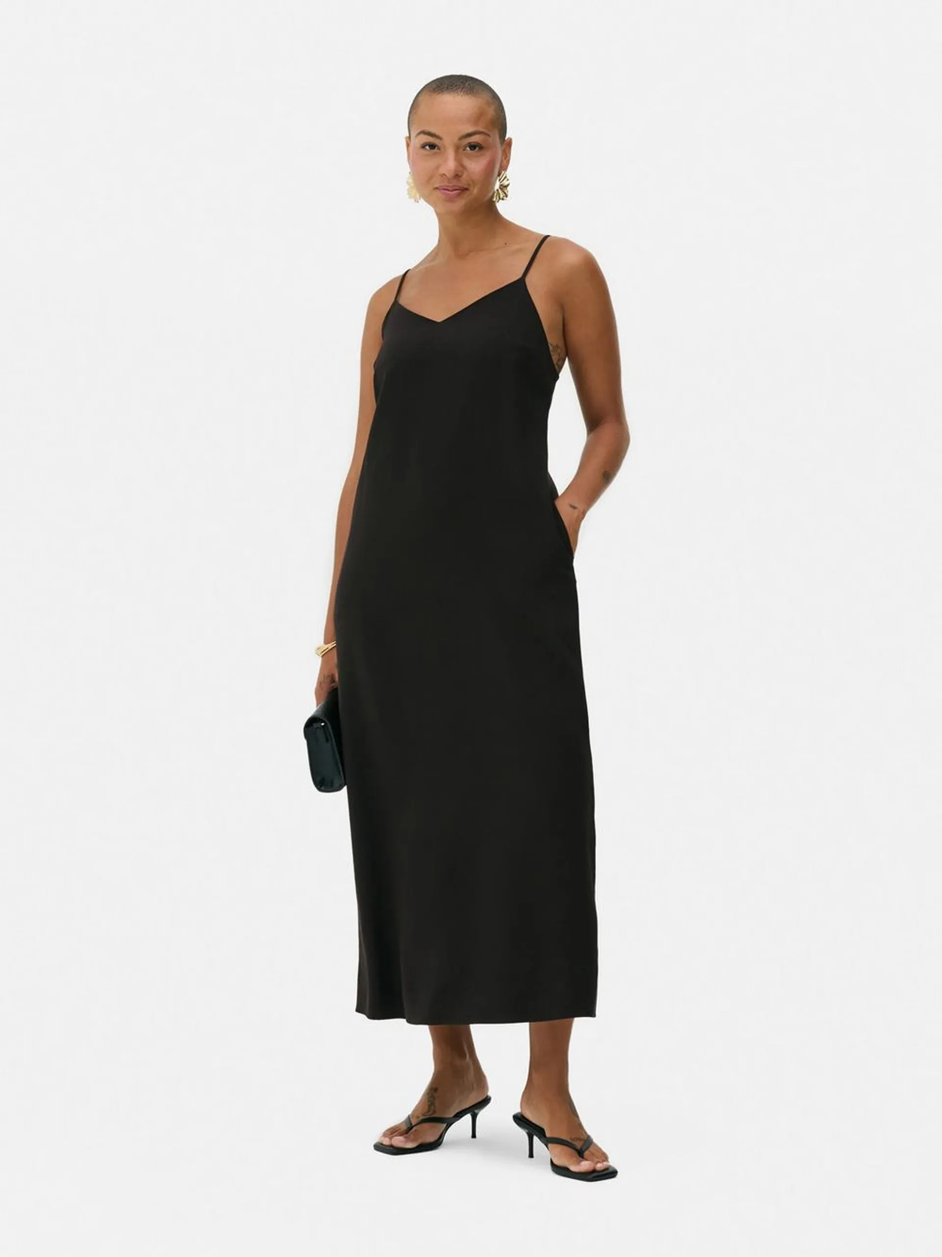 Midi-Trägerkleid