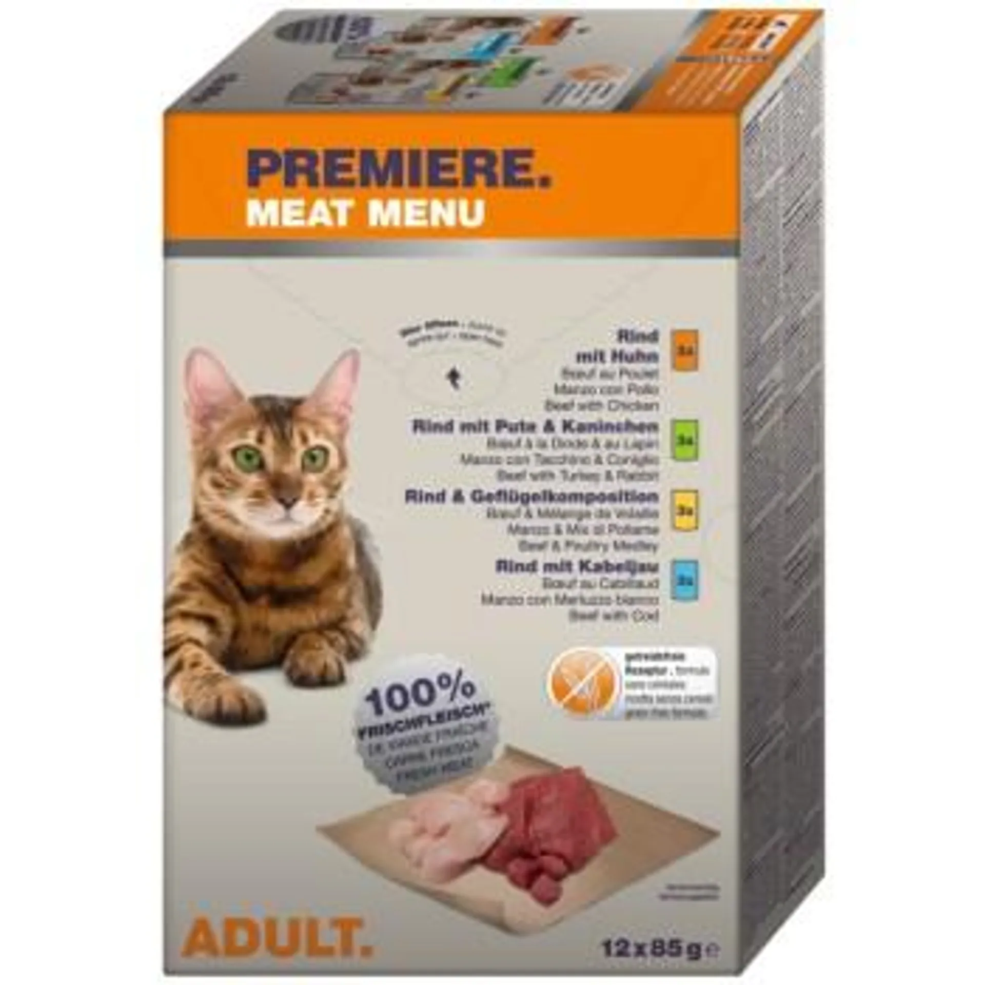 PREMIERE Meat Menu Adult 12x85g