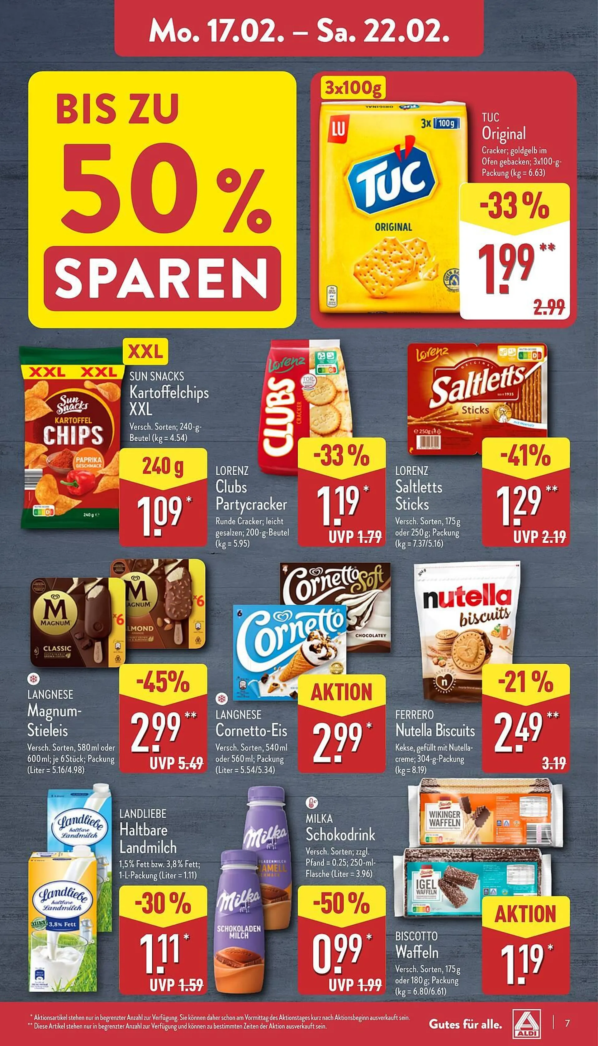 Aldi Nord Prospekt von 17. Februar bis 22. Februar 2025 - Prospekt seite 7