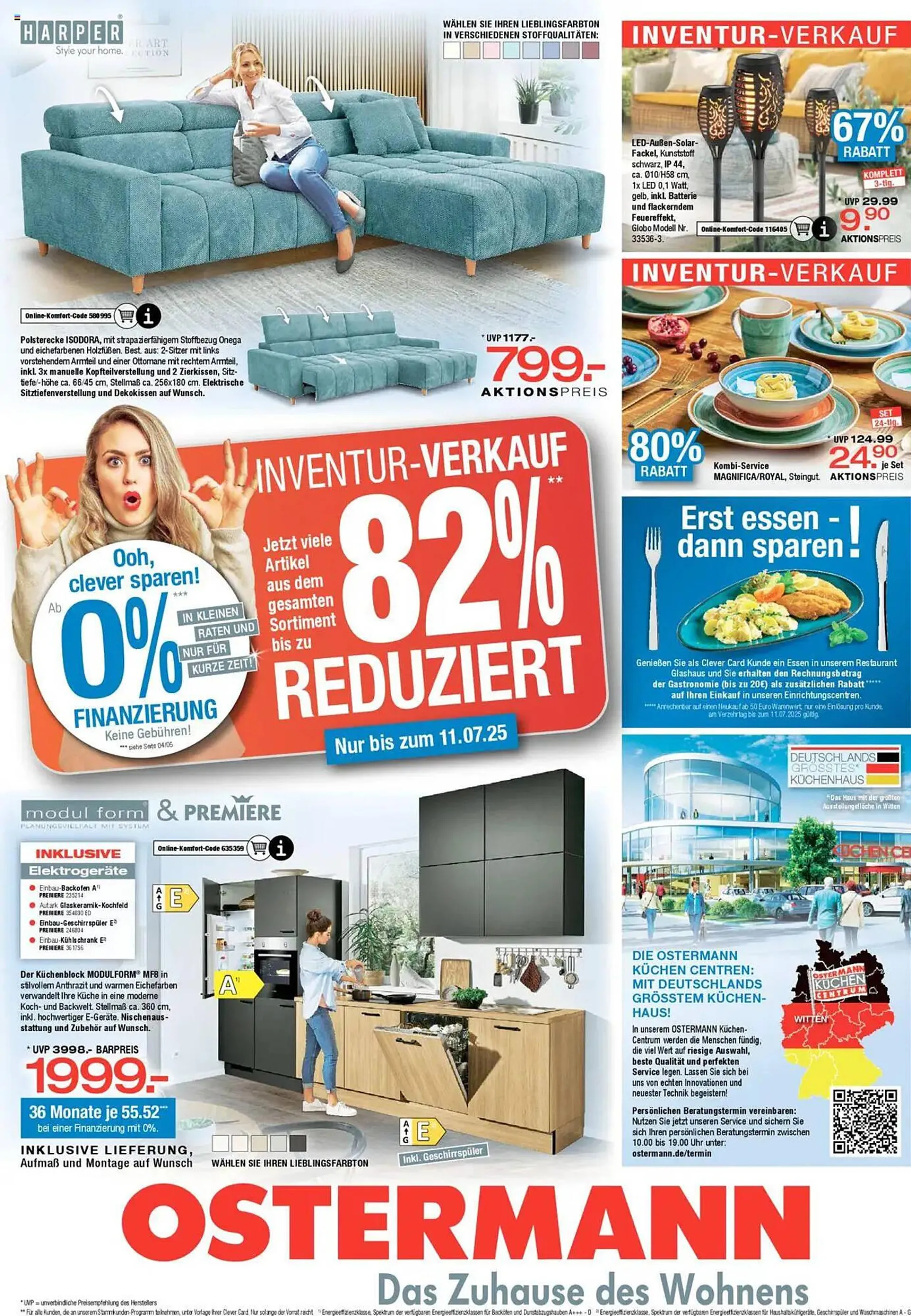 Ostermann Prospekt von 14. Juni bis 11. Juli 2025 - Prospekt seite 1