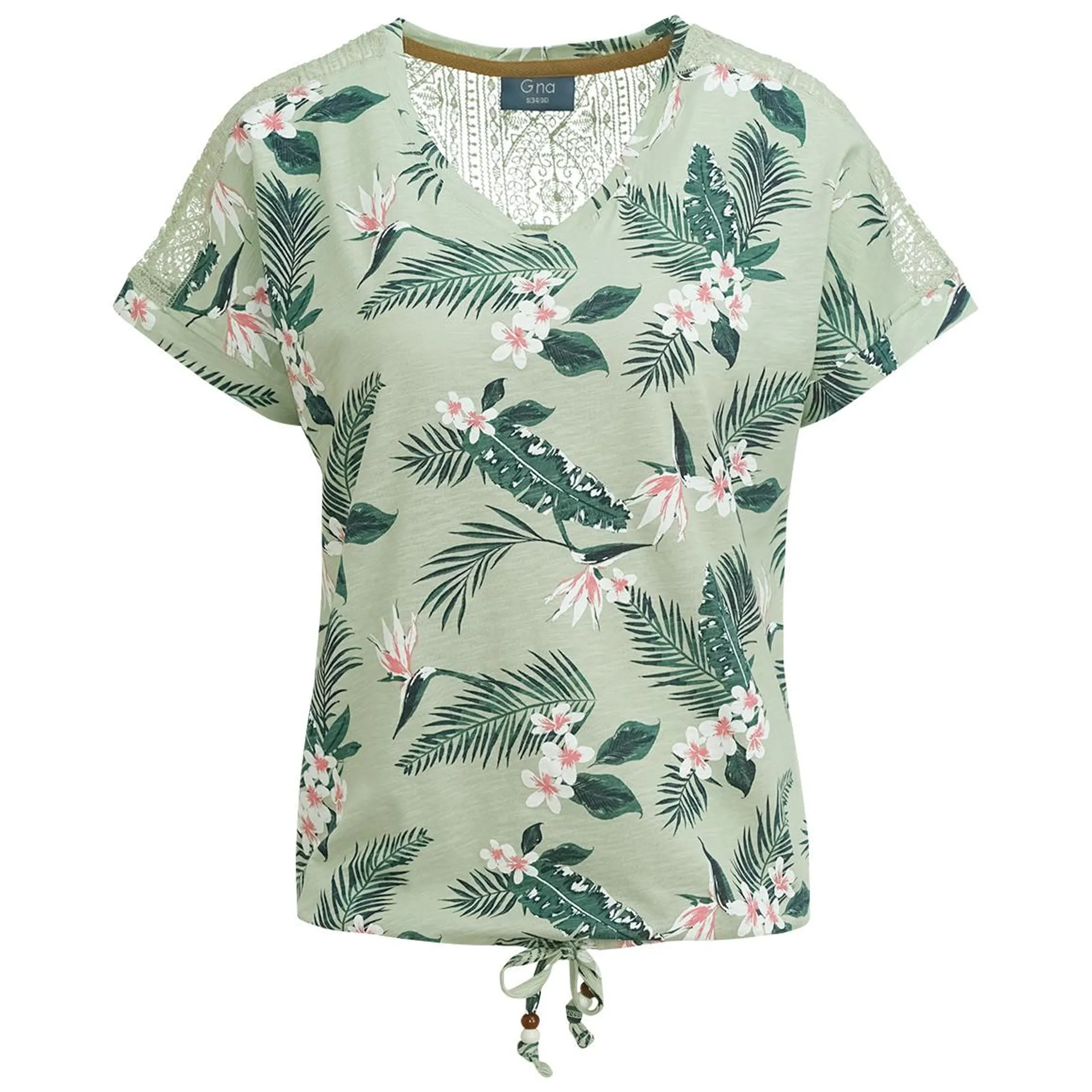 Damen T-Shirt mit Spitze