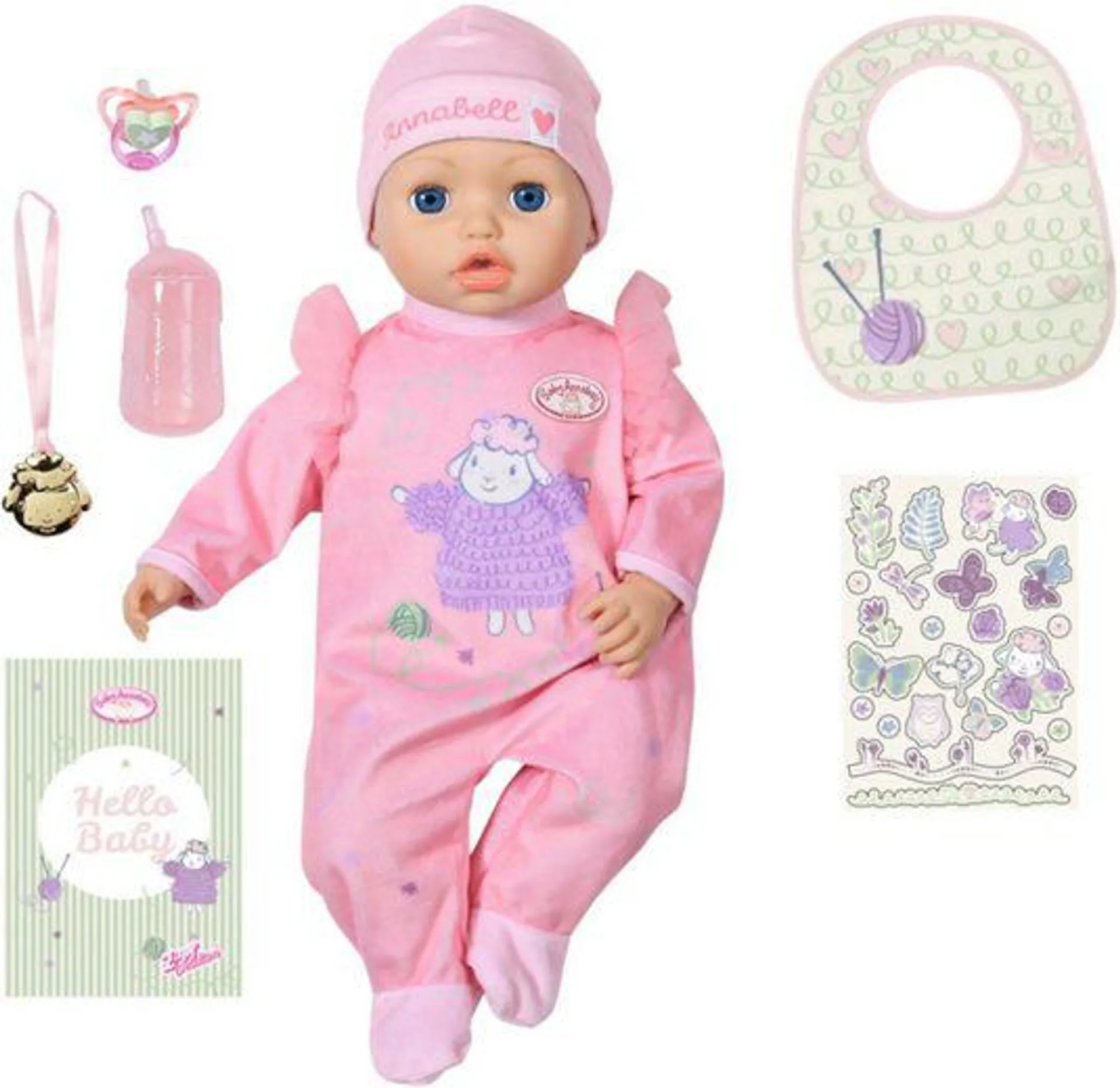 Baby Annabell Babypuppe Interactive Annabell 43 cm