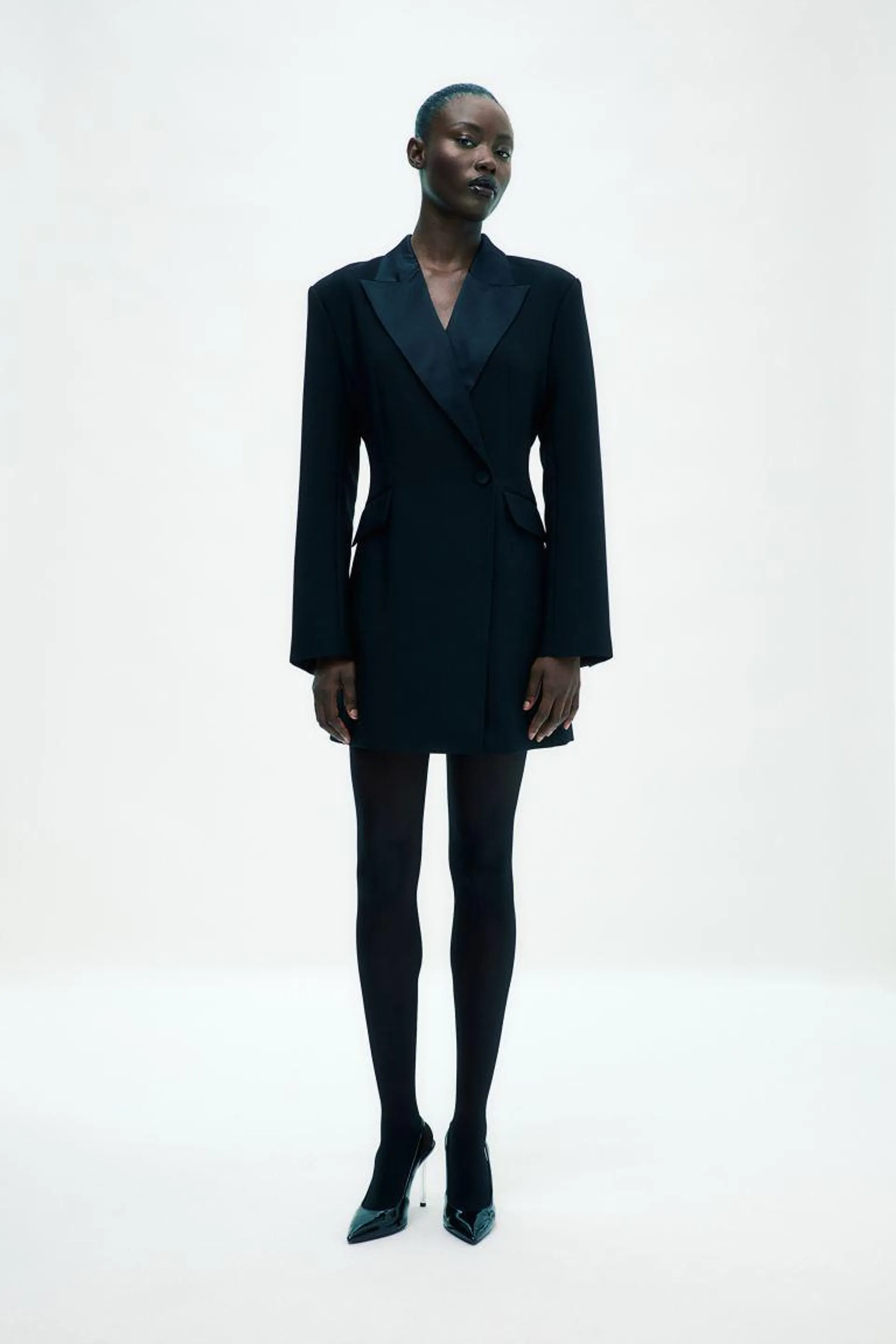 Fitted blazer dress