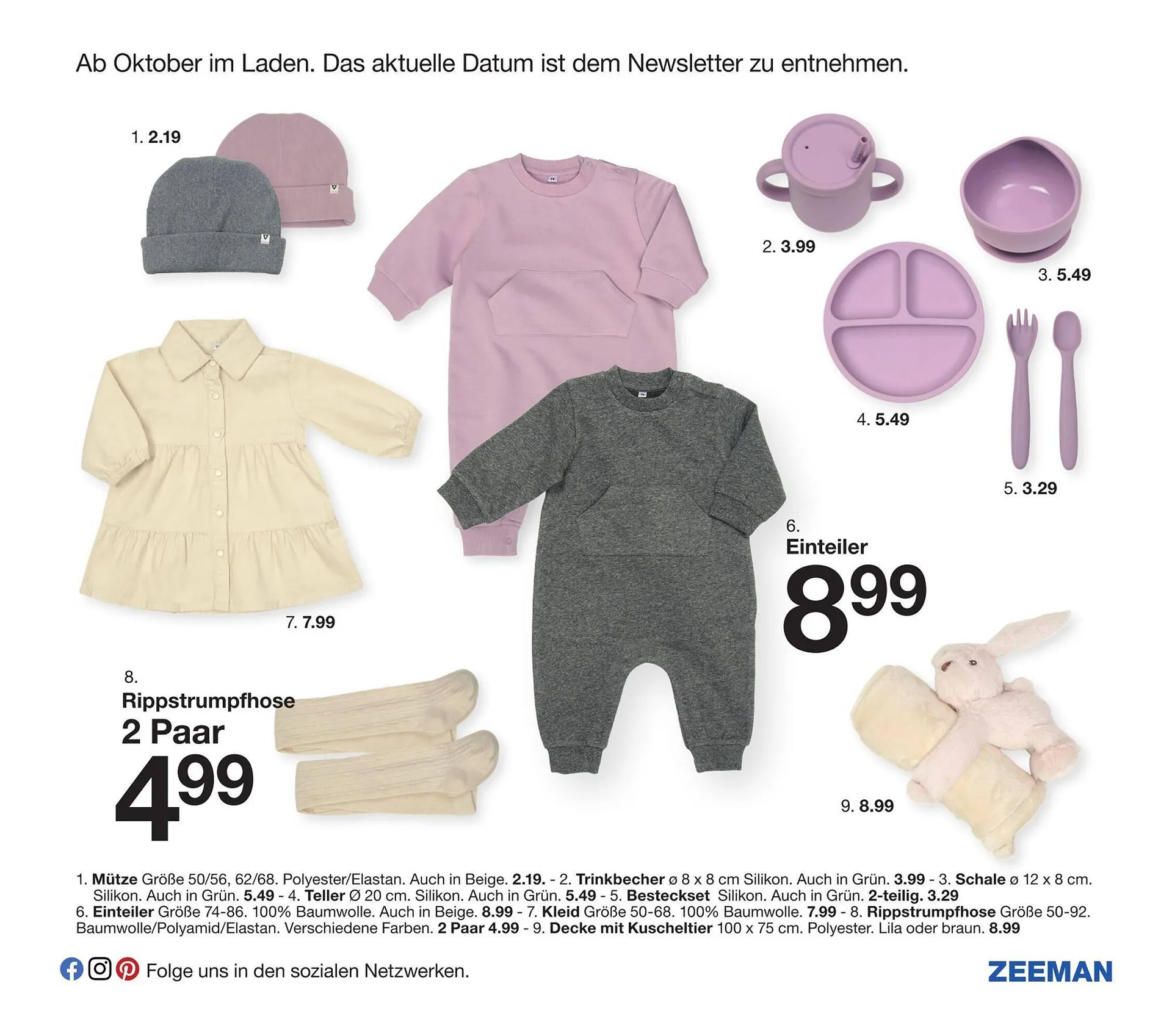 Zeeman Prospekt von 1. September bis 30. November 2024 - Prospekt seite 13