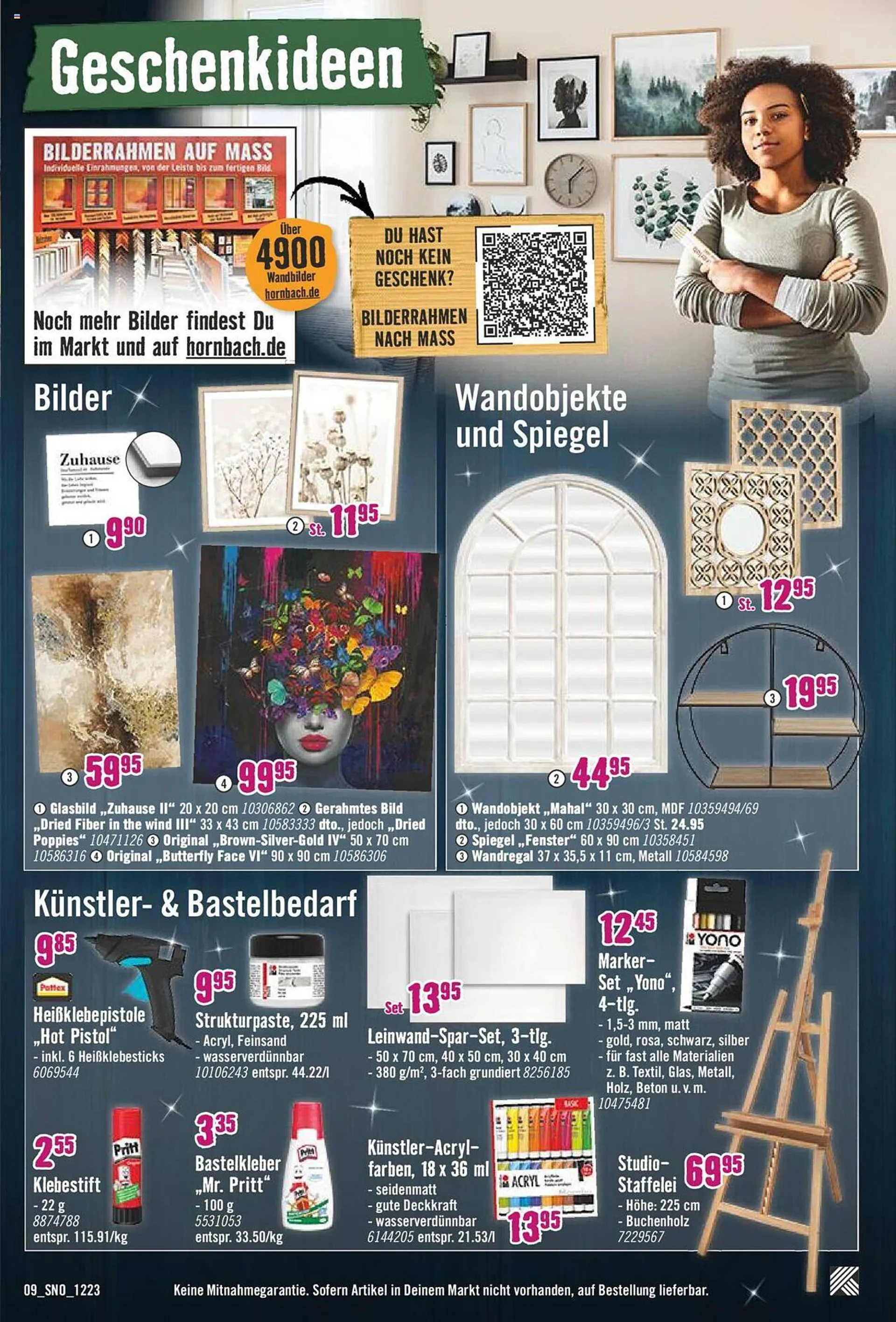 Hornbach Prospekt von 1. Dezember bis 31. Dezember 2023 - Prospekt seite 9