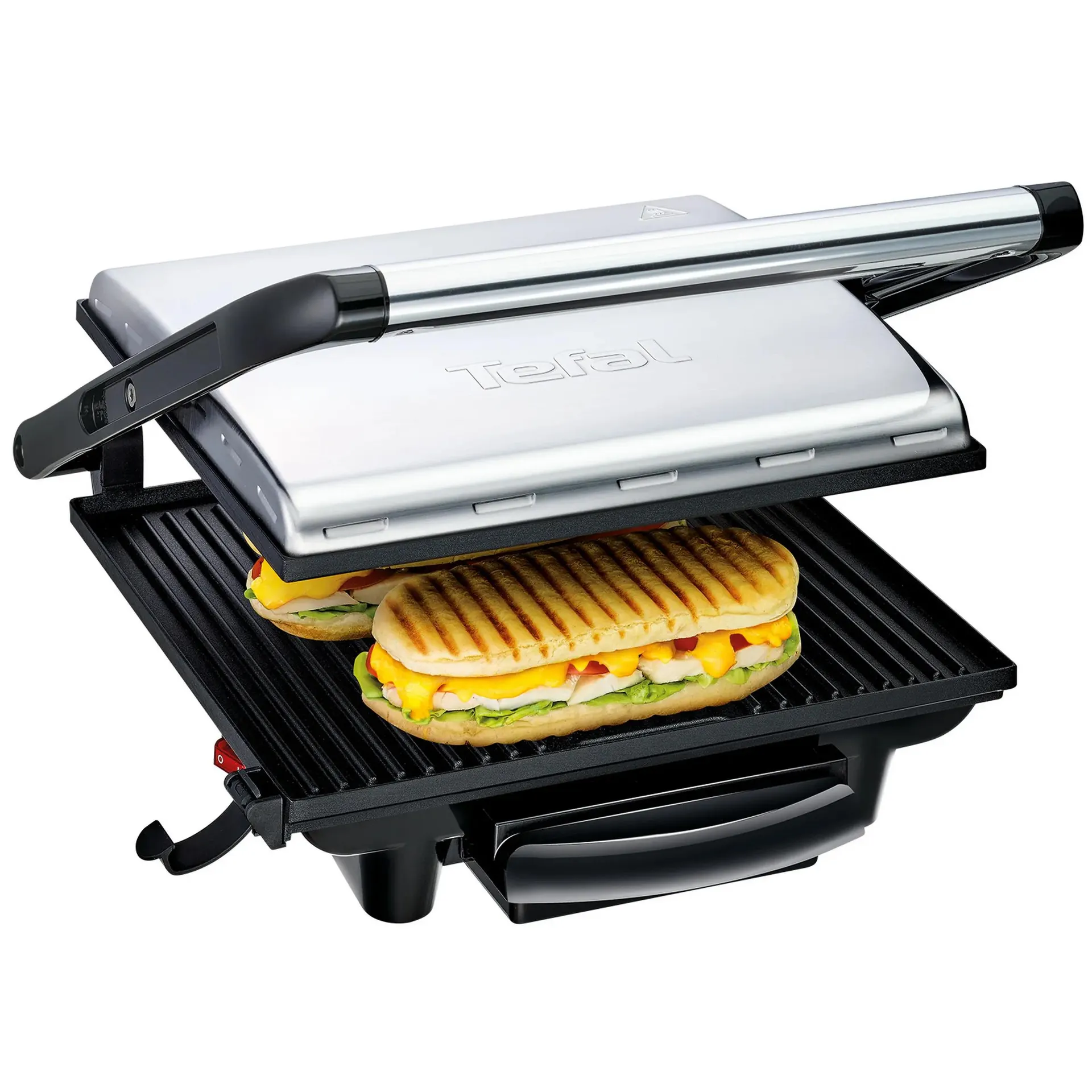 TEFAL Kontaktgrill INICIO GC241D - schwarz-silber