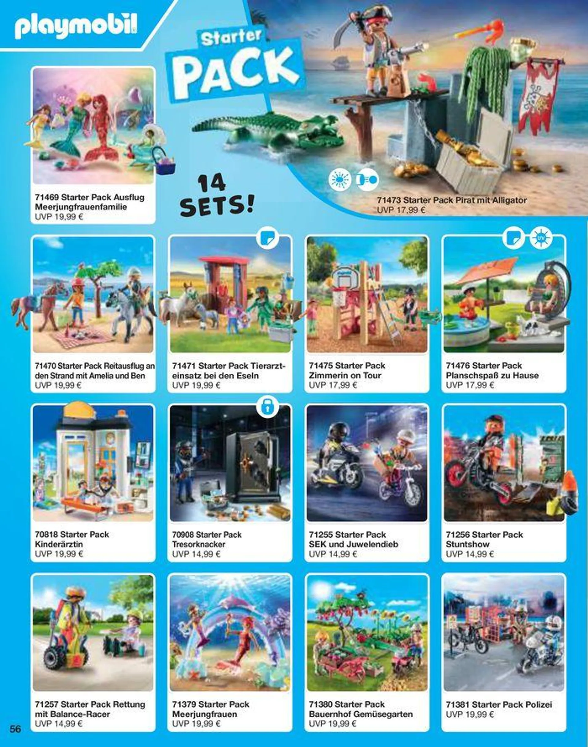 50 Years Of Playmobil von 9. Juli bis 31. Dezember 2024 - Prospekt seite 56