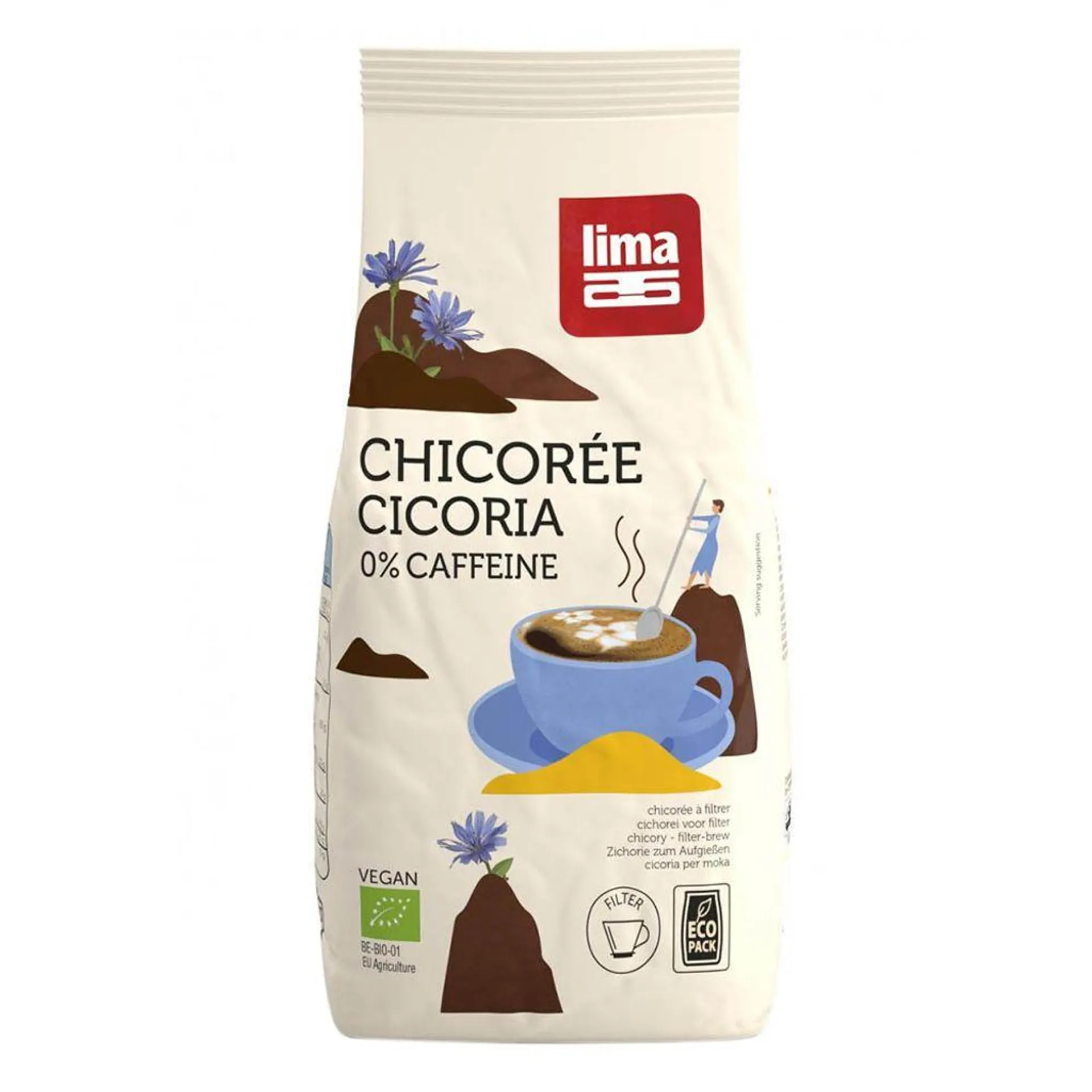 KAFFEE Chicorée PREMIUM QUALITÄT BIO 500 g - LIMA