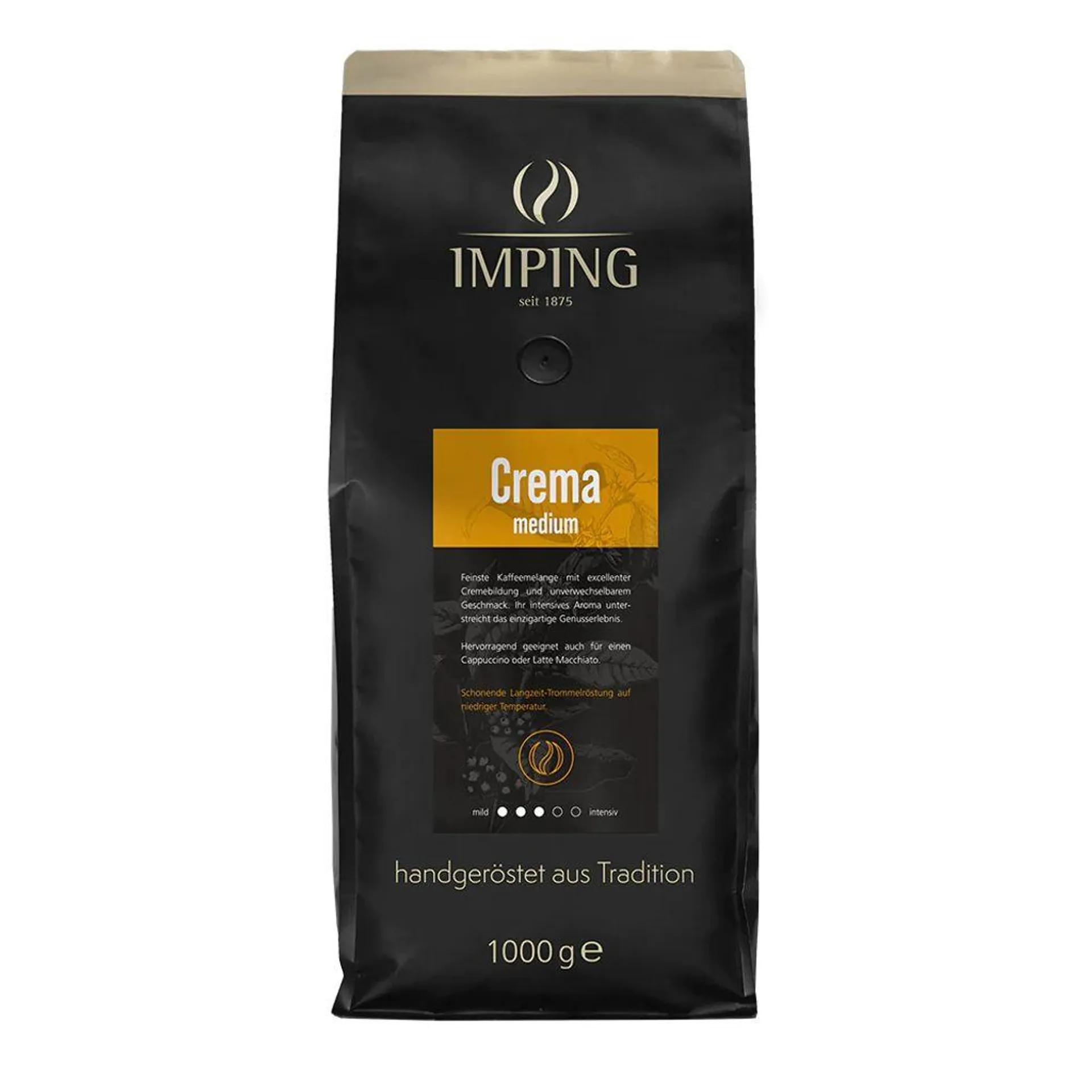 Imping Kaffee Crema Medium - 1000g - Bohne