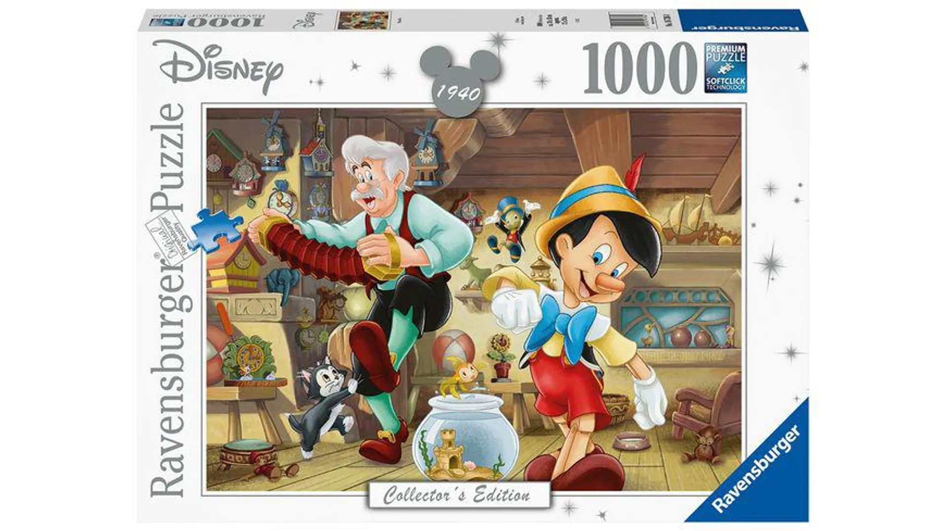 Ravensburger Puzzle - Pinocchio – 1000 Teile Disney Puzzle