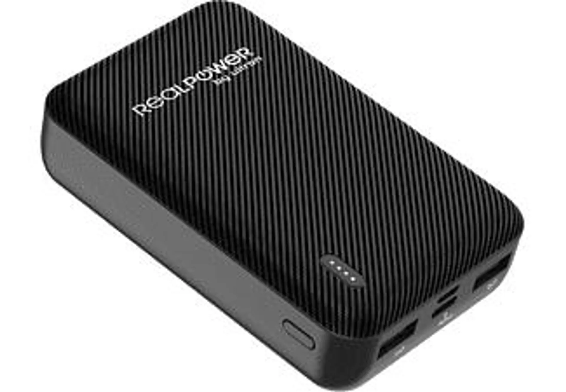 REALPOWER PB-10000 SE Powerbank 10.000 mAh Black Carbon