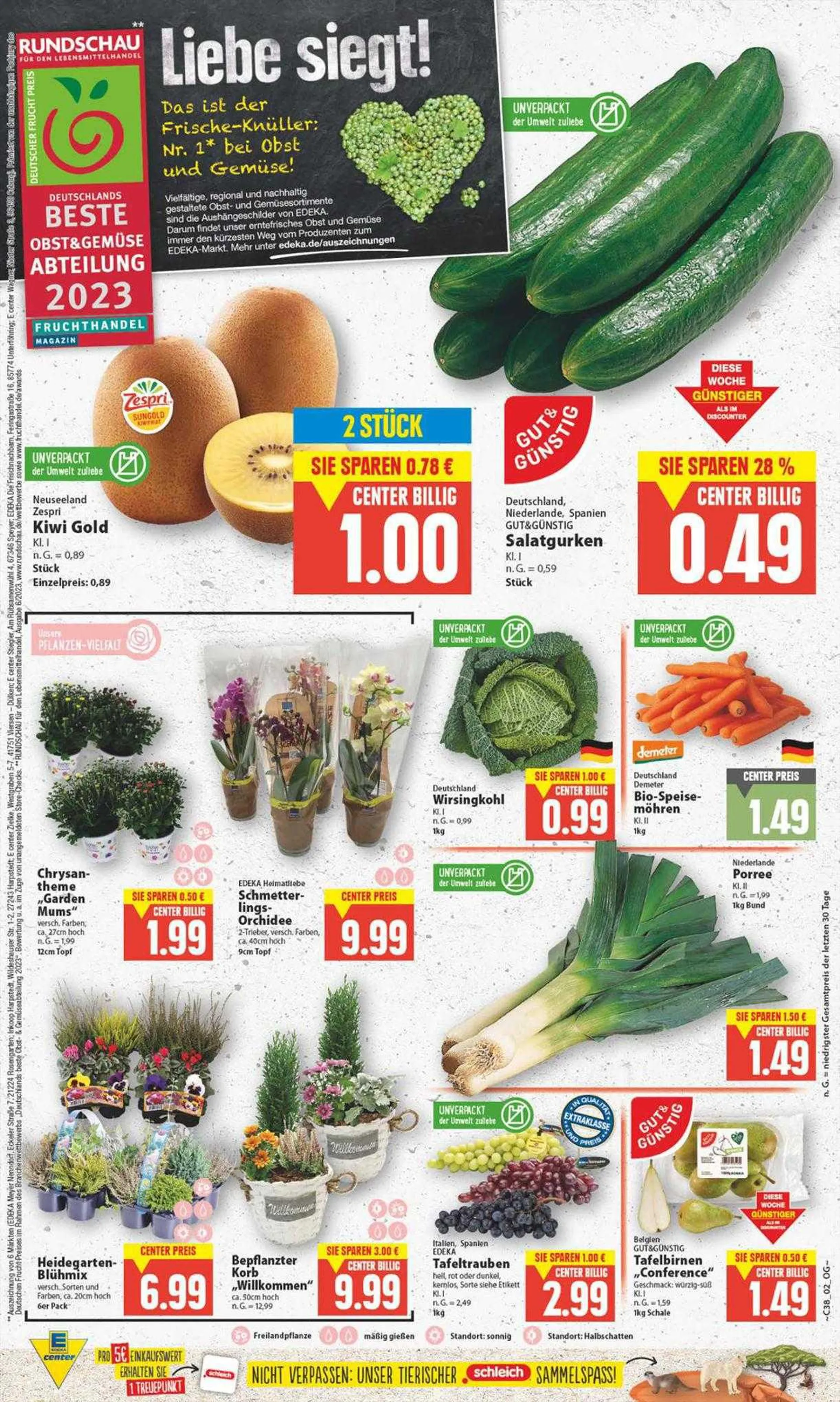 EDEKA Prospekt von 18. September bis 18. September 2023 - Prospekt seite 2