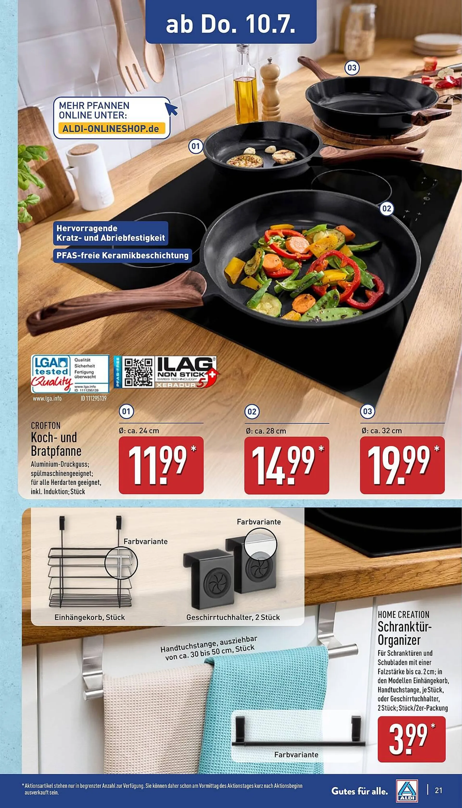 Aldi Nord Prospekt von 7. Juli bis 12. Juli 2025 - Prospekt seite 21