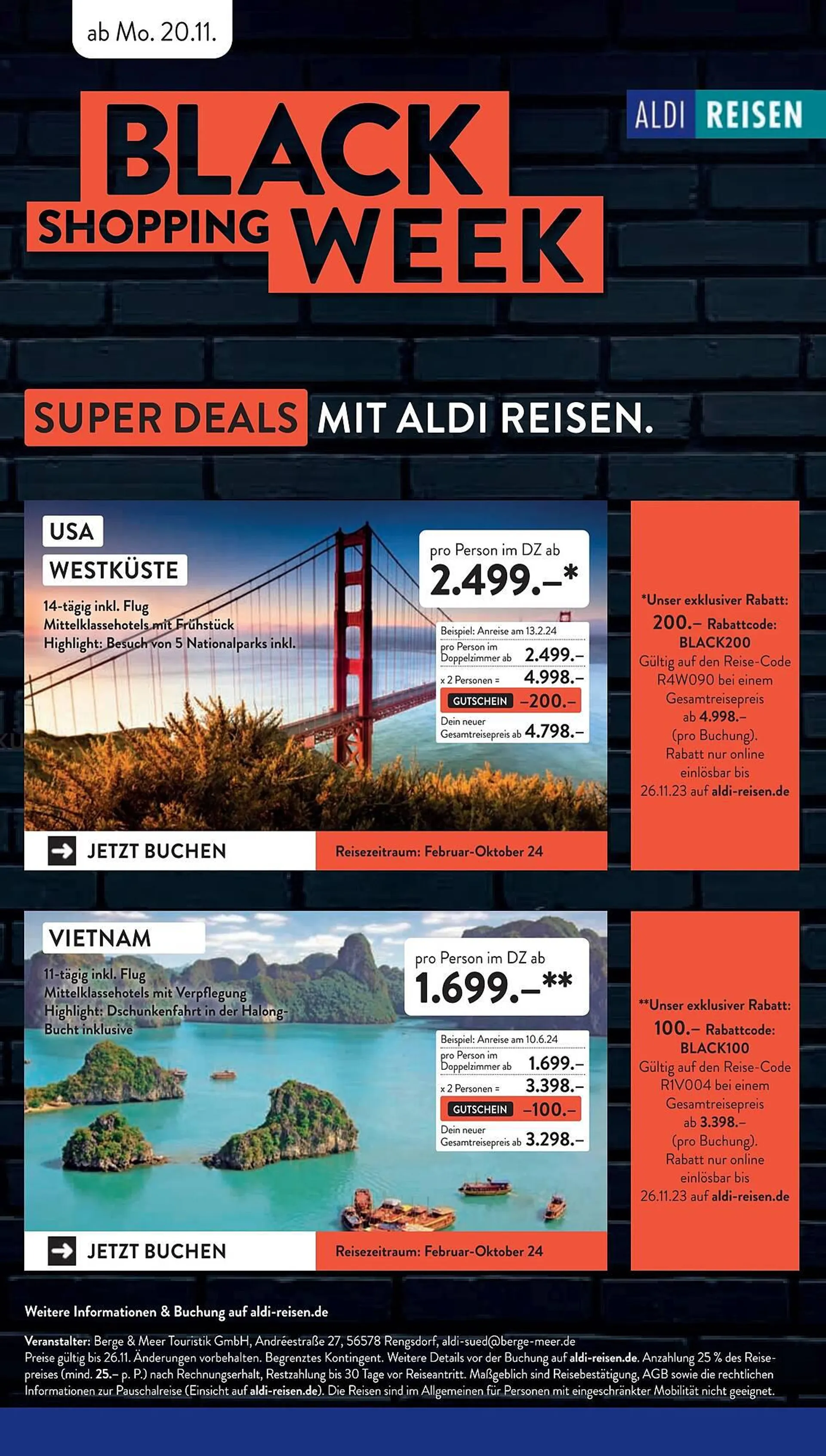 Aldi Nord Prospekt von 19. November bis 25. November 2023 - Prospekt seite 43