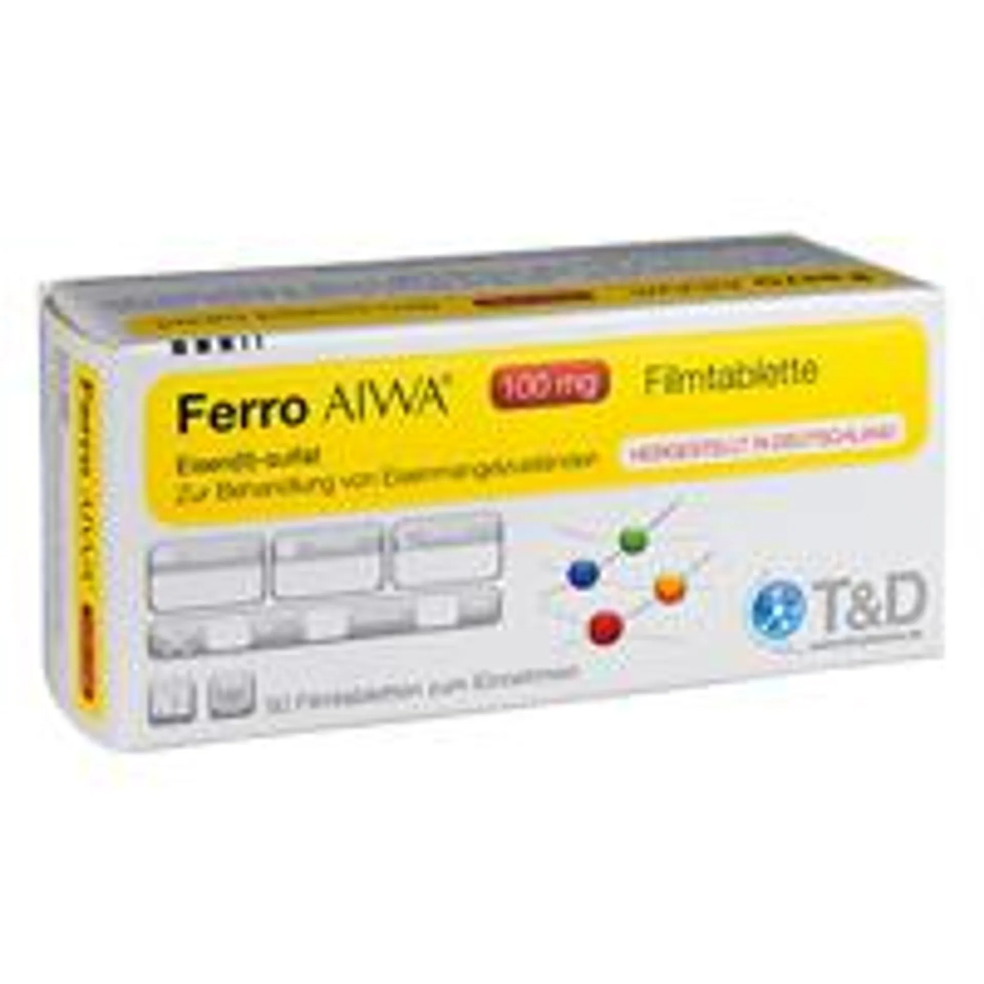 FERRO AIWA 100 mg Filmtabletten 50 St Filmtabletten