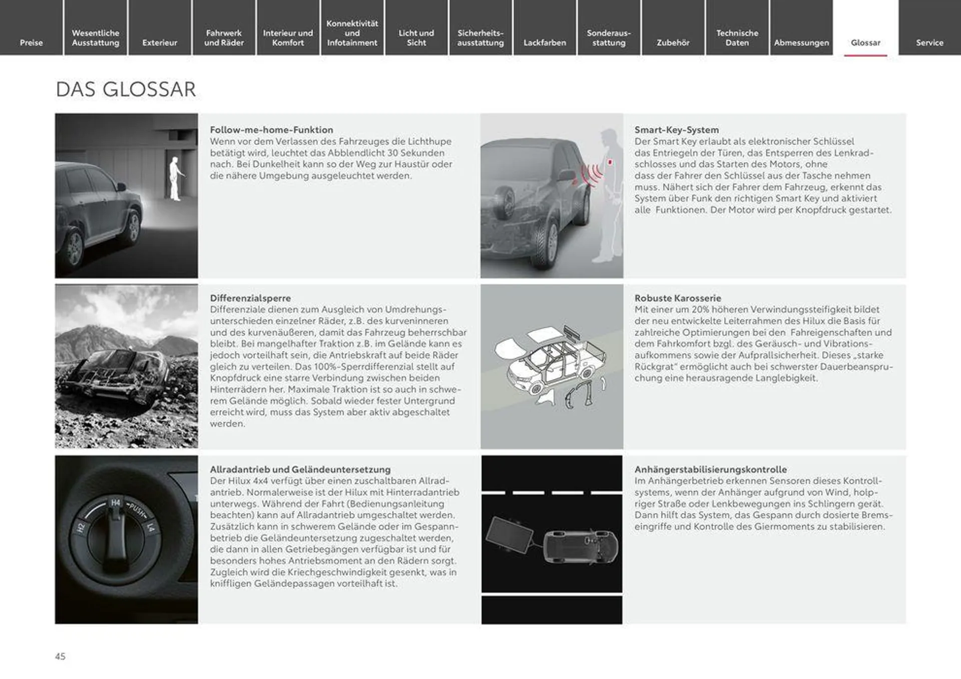 Toyota Hilux von 1. Mai bis 1. Mai 2025 - Prospekt seite 45