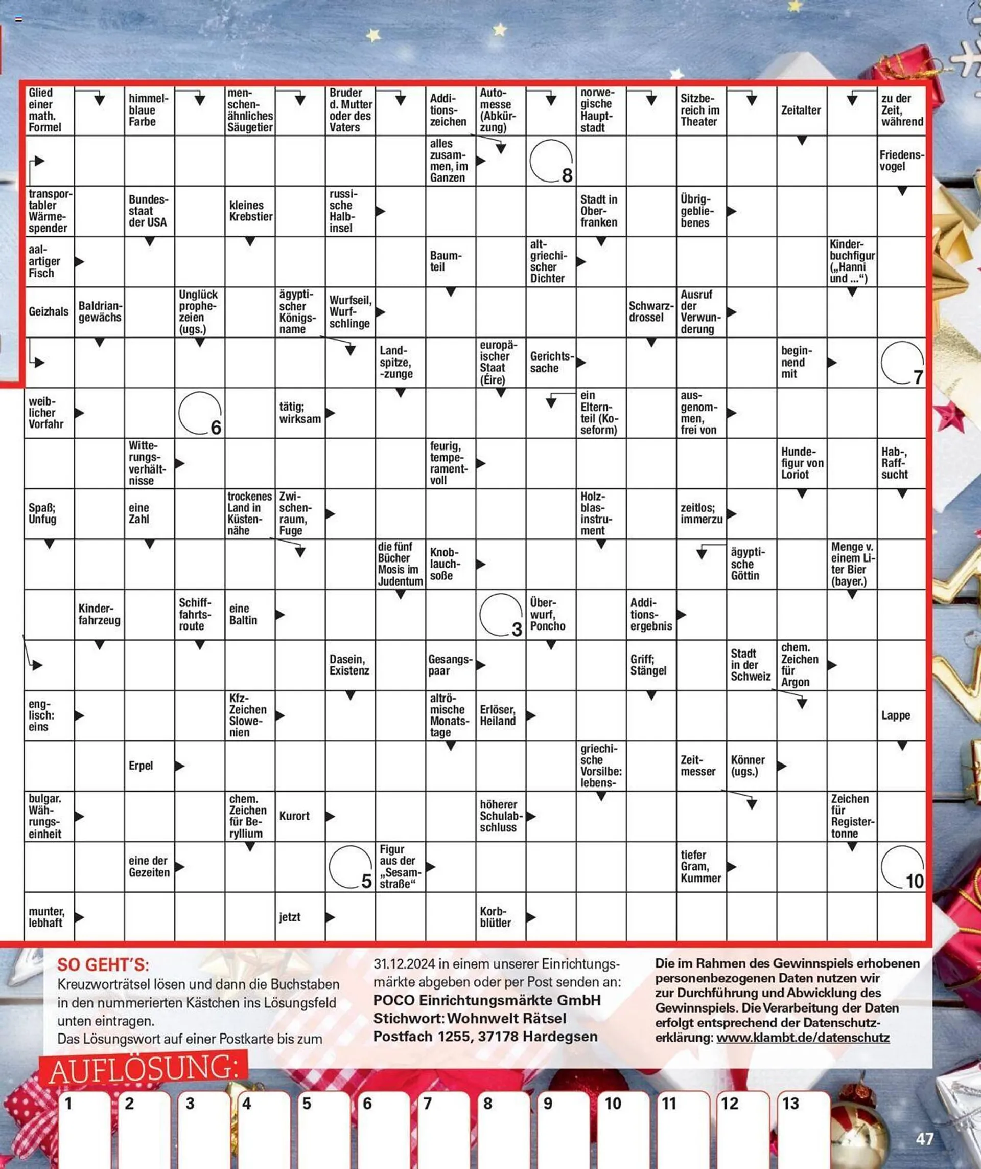 POCO Prospekt von 29. November bis 6. Dezember 2024 - Prospekt seite 47