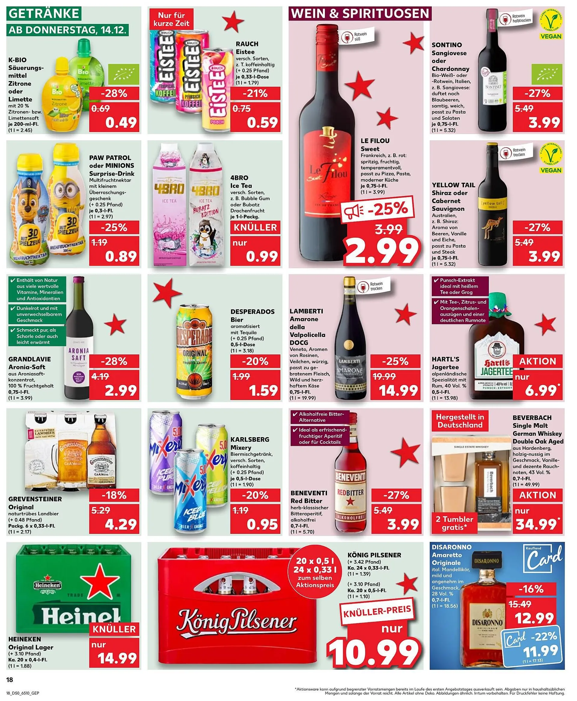 Kaufland Prospekt von 14. Dezember bis 20. Dezember 2023 - Prospekt seite 18