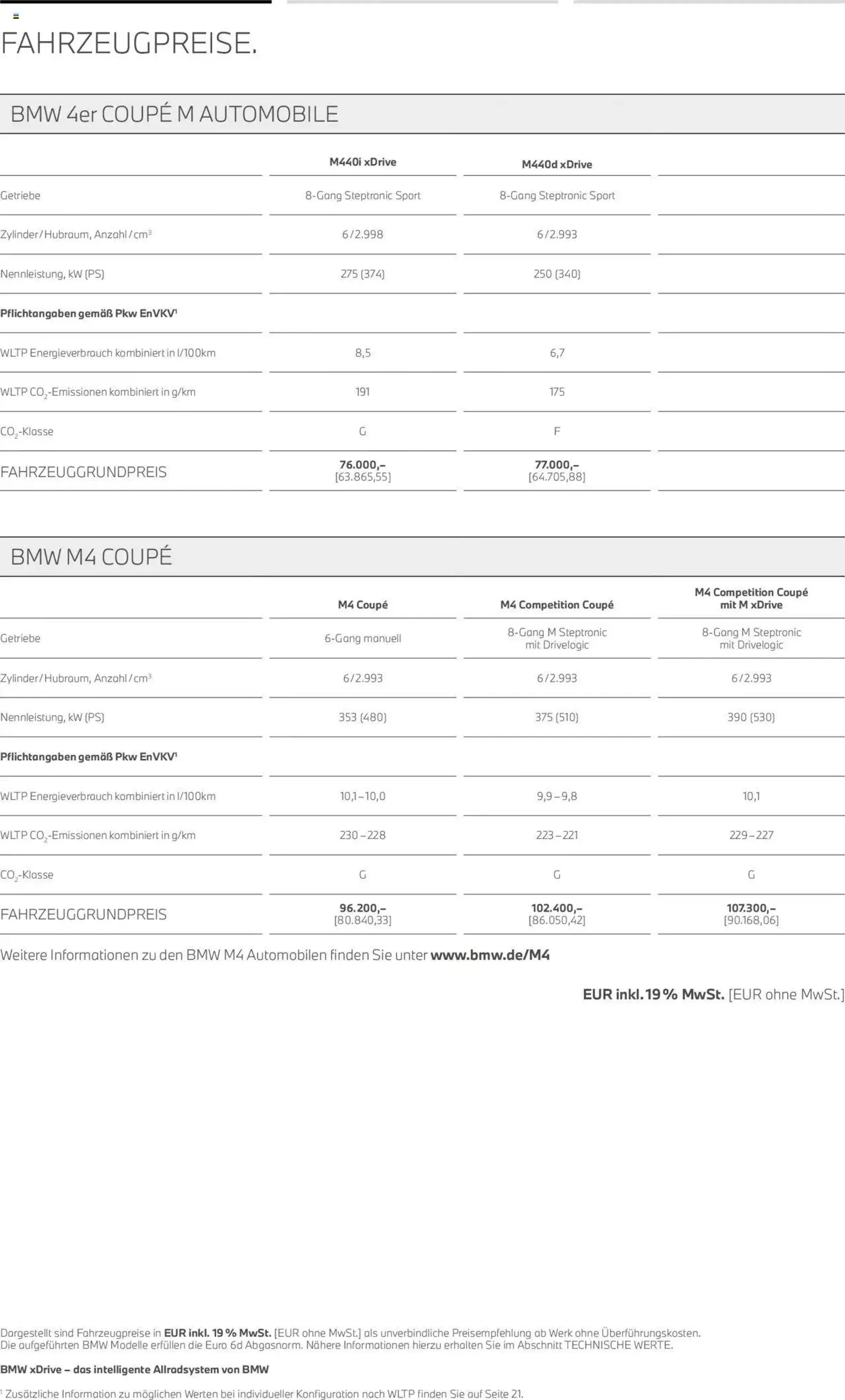 BMW 4er Coupé von 1. Juli bis 31. Dezember 2024 - Prospekt seite 5