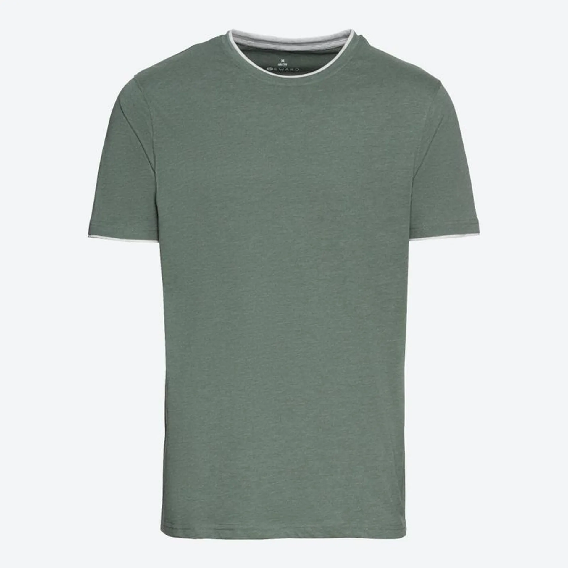 Herren-T-Shirt mit Kontrast-Einsätzen