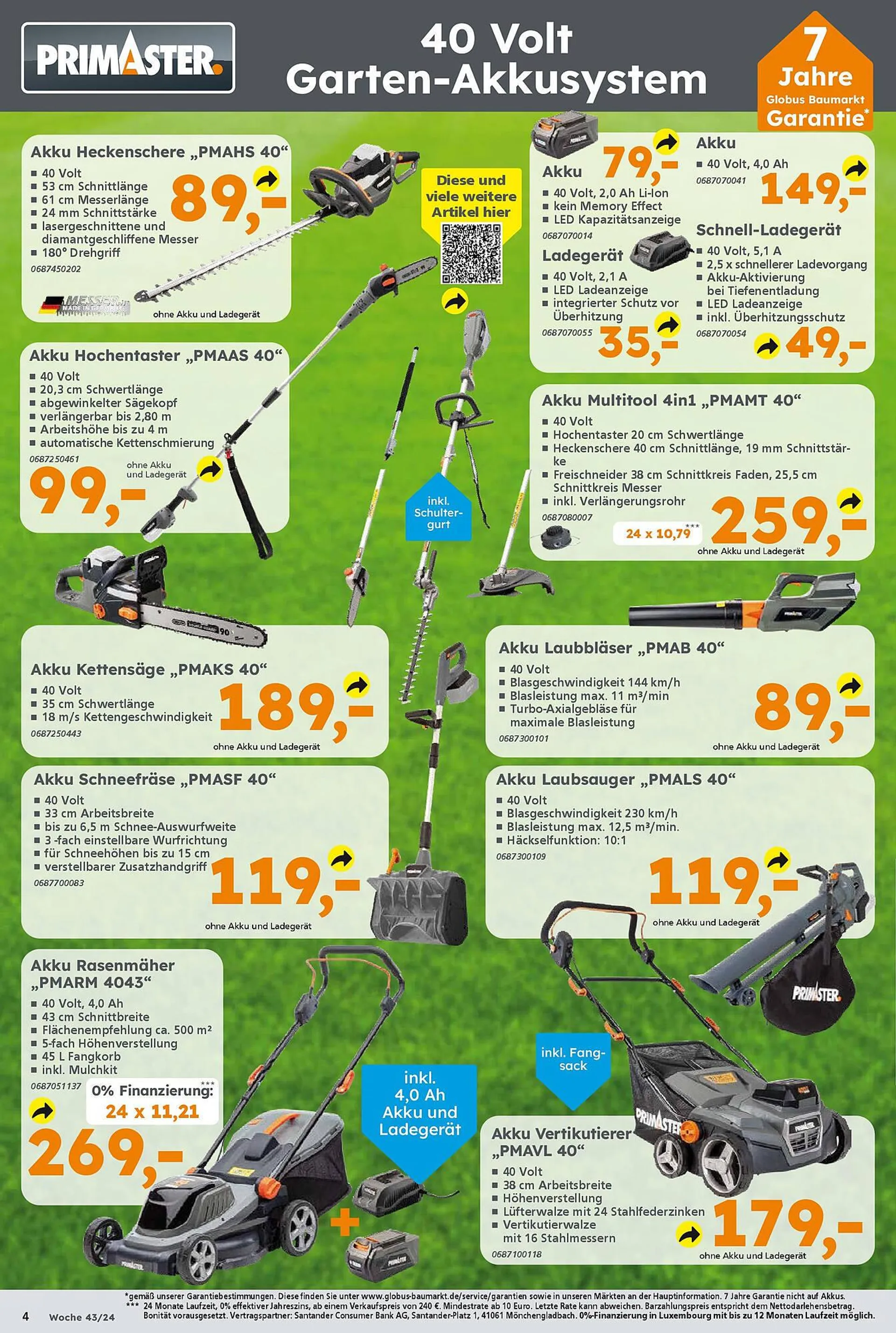 Globus Baumarkt Prospekt von 21. Oktober bis 26. Oktober 2024 - Prospekt seite 4