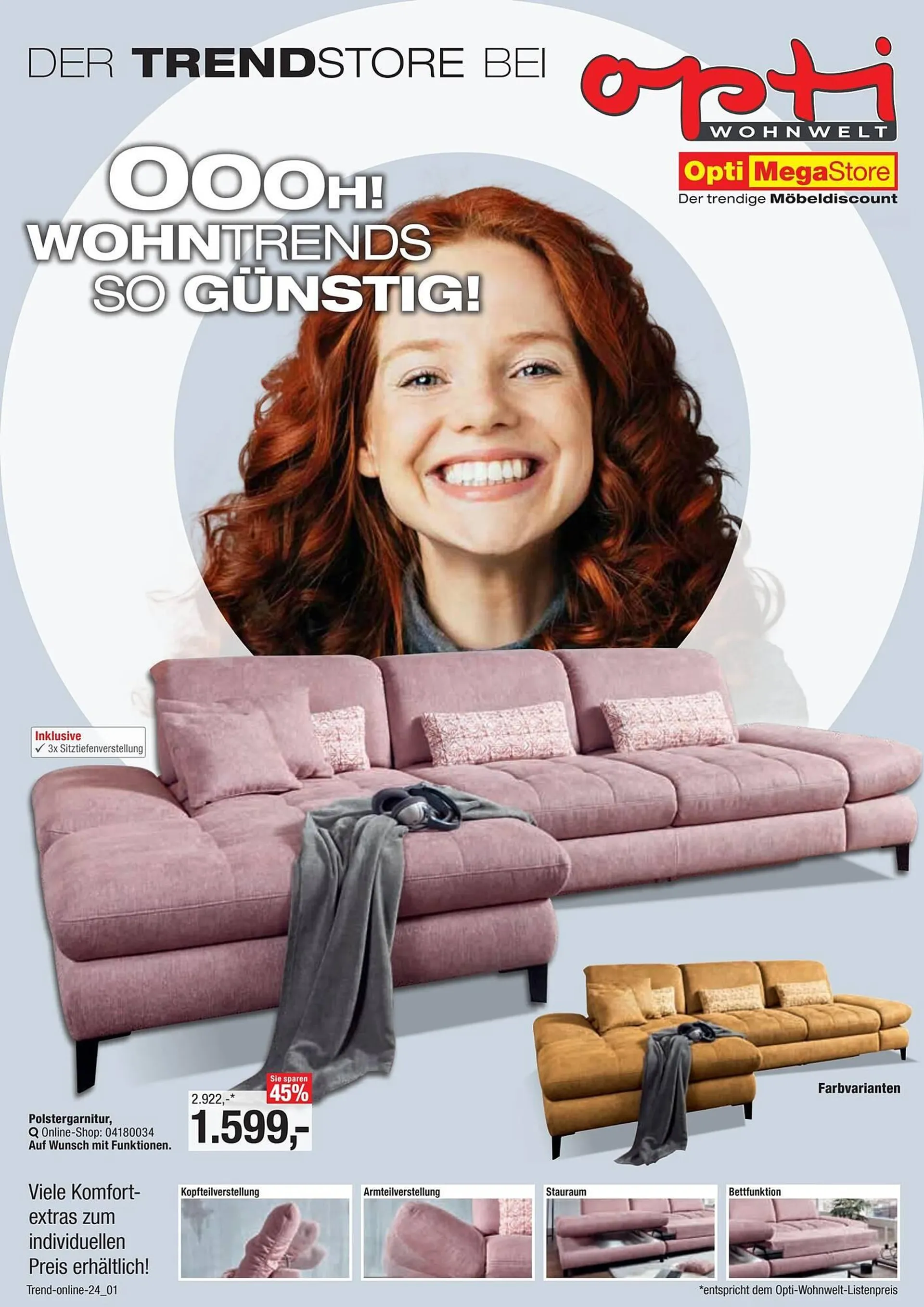 Opti Wohnwelt Prospekt - 1