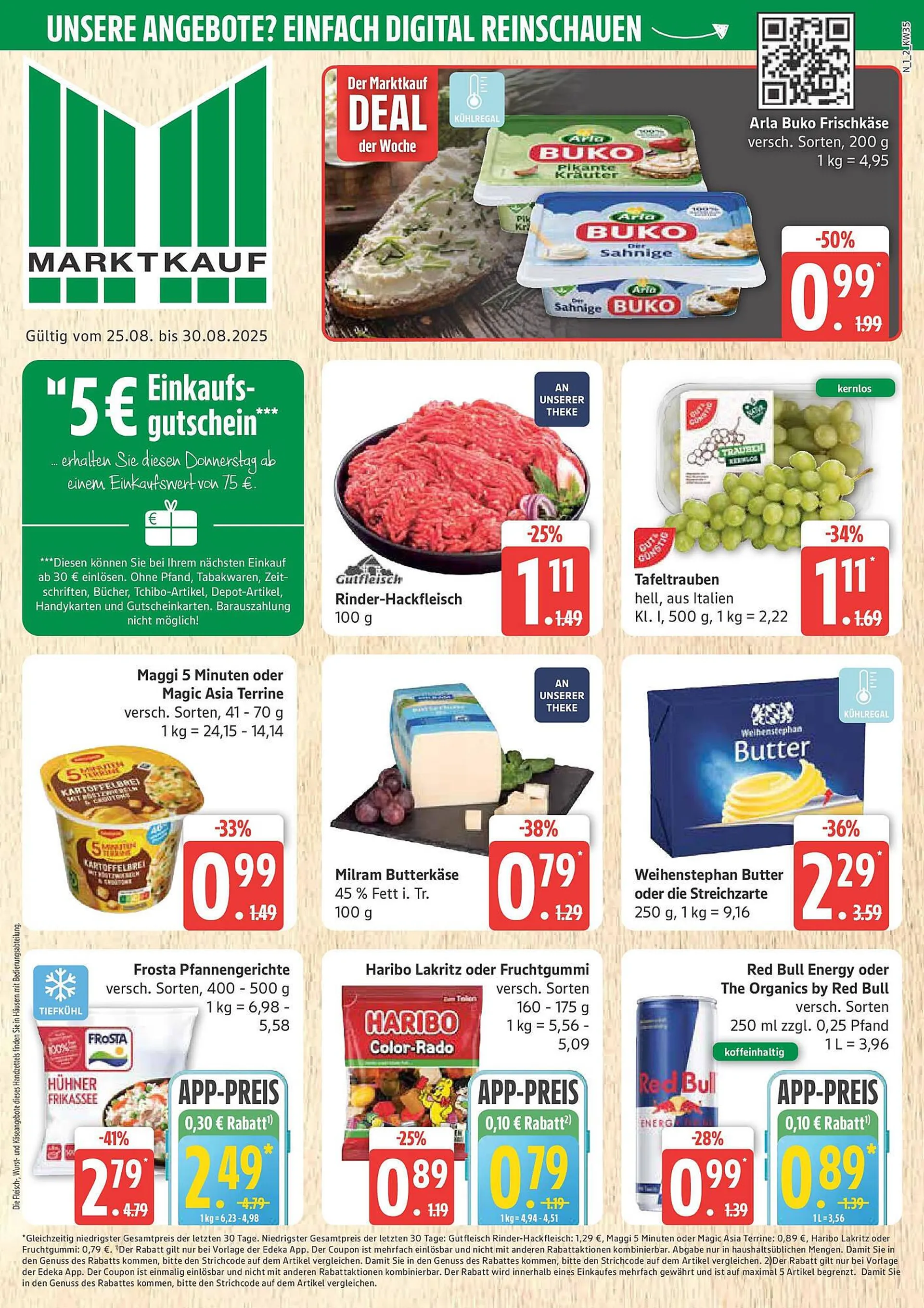 Marktkauf Prospekt von 24. August bis 30. August 2025 - Prospekt seite 1