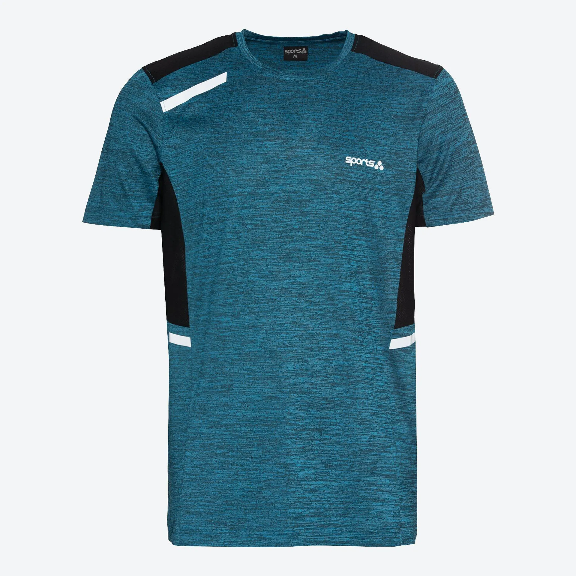 Herren-Fitness-T-Shirt mit Mesh-Einsätzen