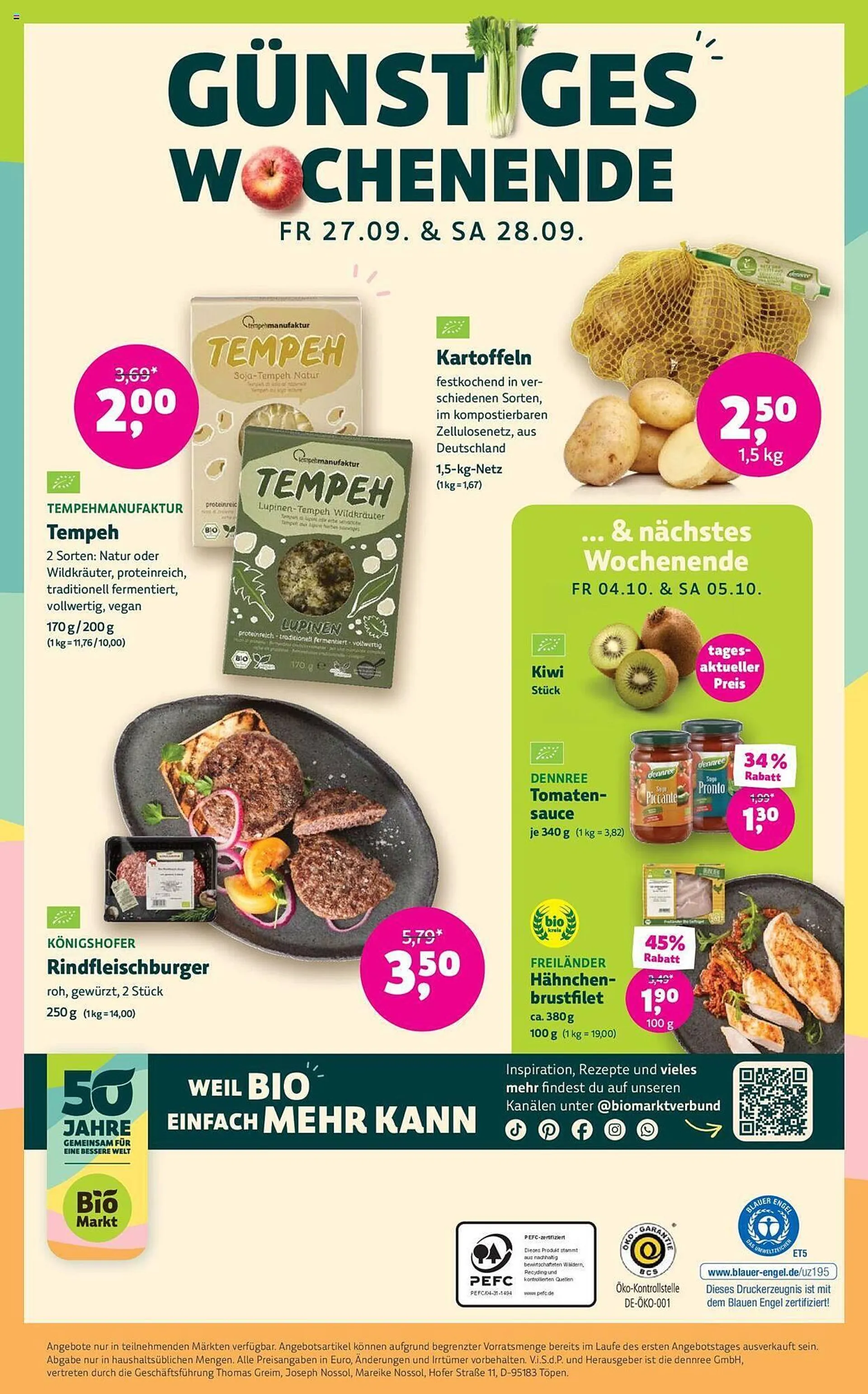 Biomarkt Prospekt von 25. September bis 8. Oktober 2024 - Prospekt seite 18