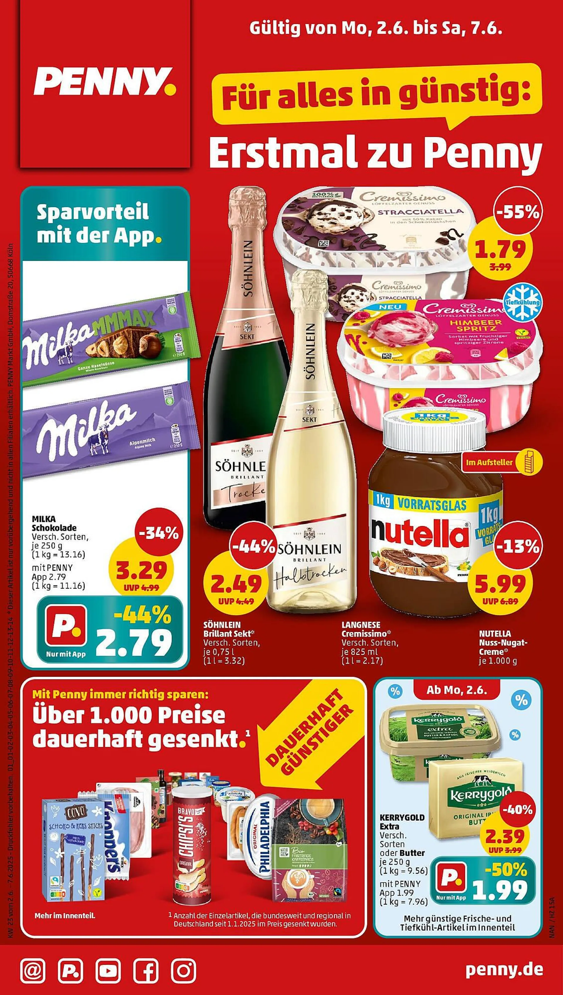 PENNY Prospekt von 2. Juni bis 7. Juni 2025 - Prospekt seite 1