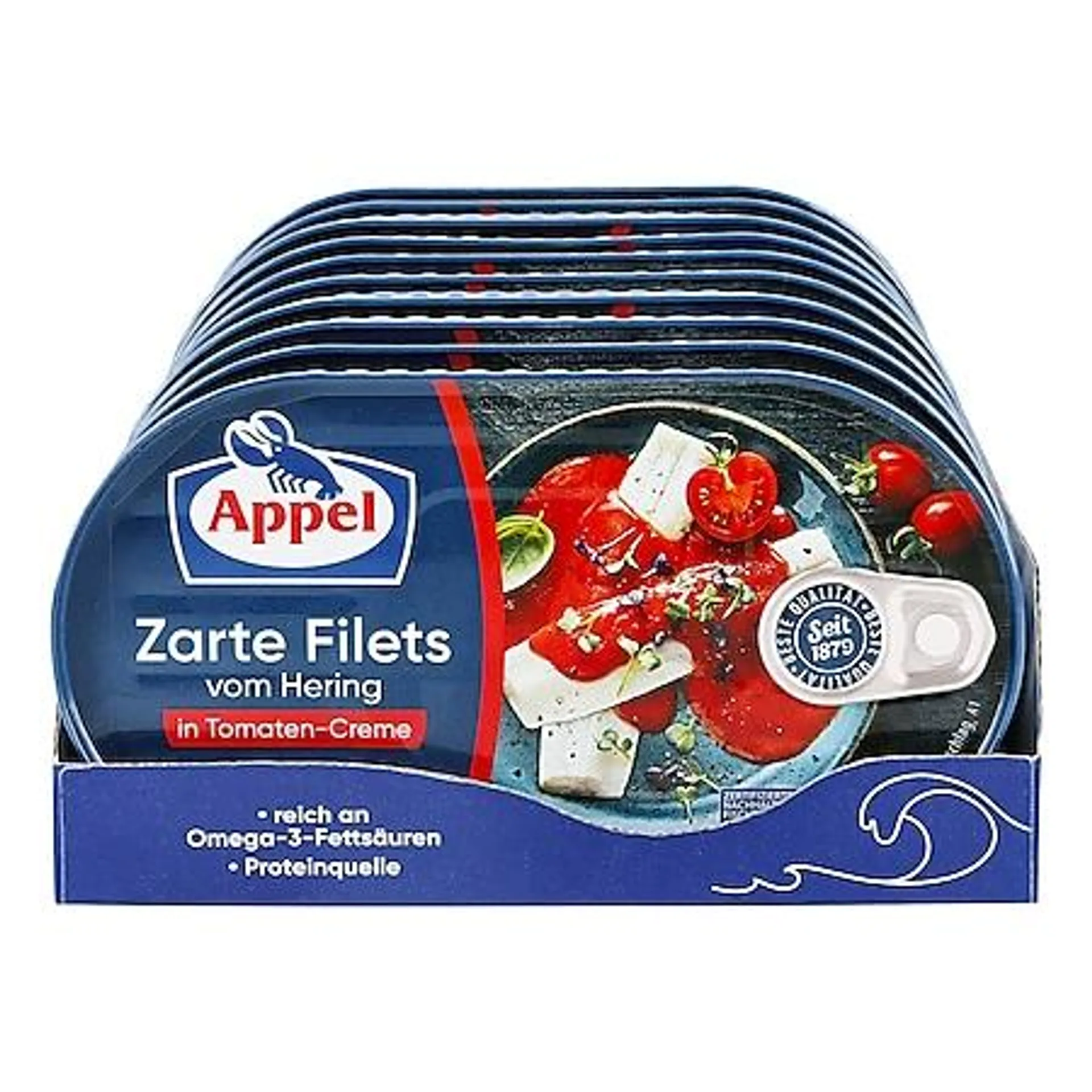 Appel Heringsfilet in Tomaten-Creme 200 g, 10er Pack