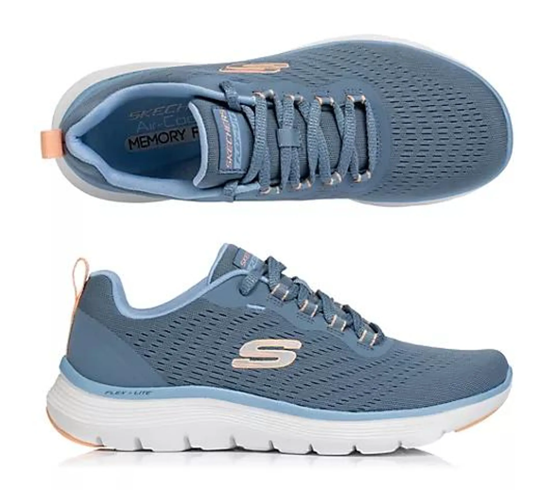 SKECHERS Damen-Sneaker Flex Appeal 5.0 Mesh Memory Foam