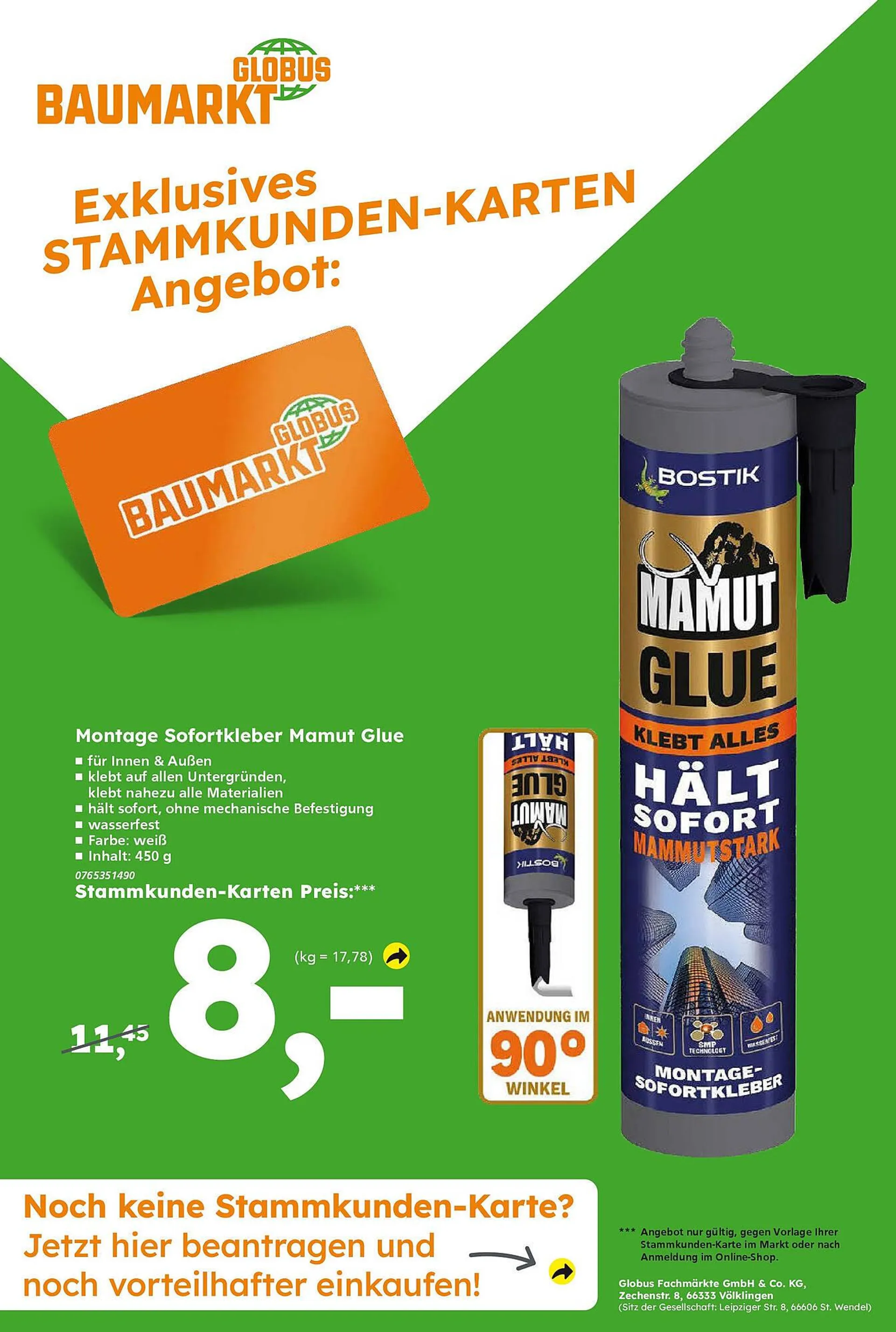 Globus Baumarkt Prospekt von 11. Mai bis 17. Mai 2025 - Prospekt seite 20