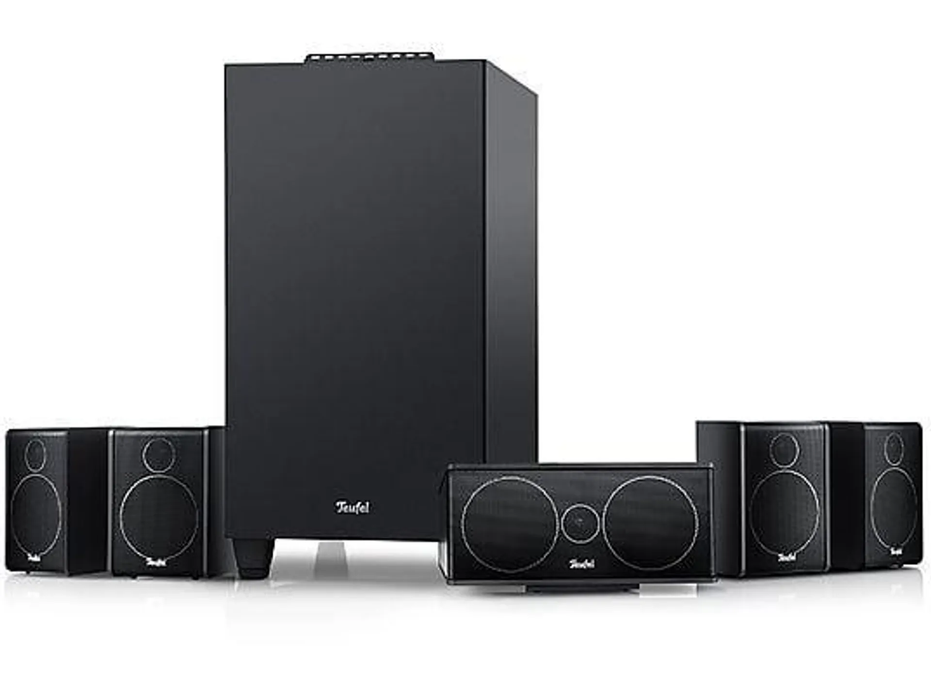 TEUFEL CONSONO 25 CONCEPT Surround "5.1-Set" 5.1-Heimkino-Set, Bluetooth, Schwarz)