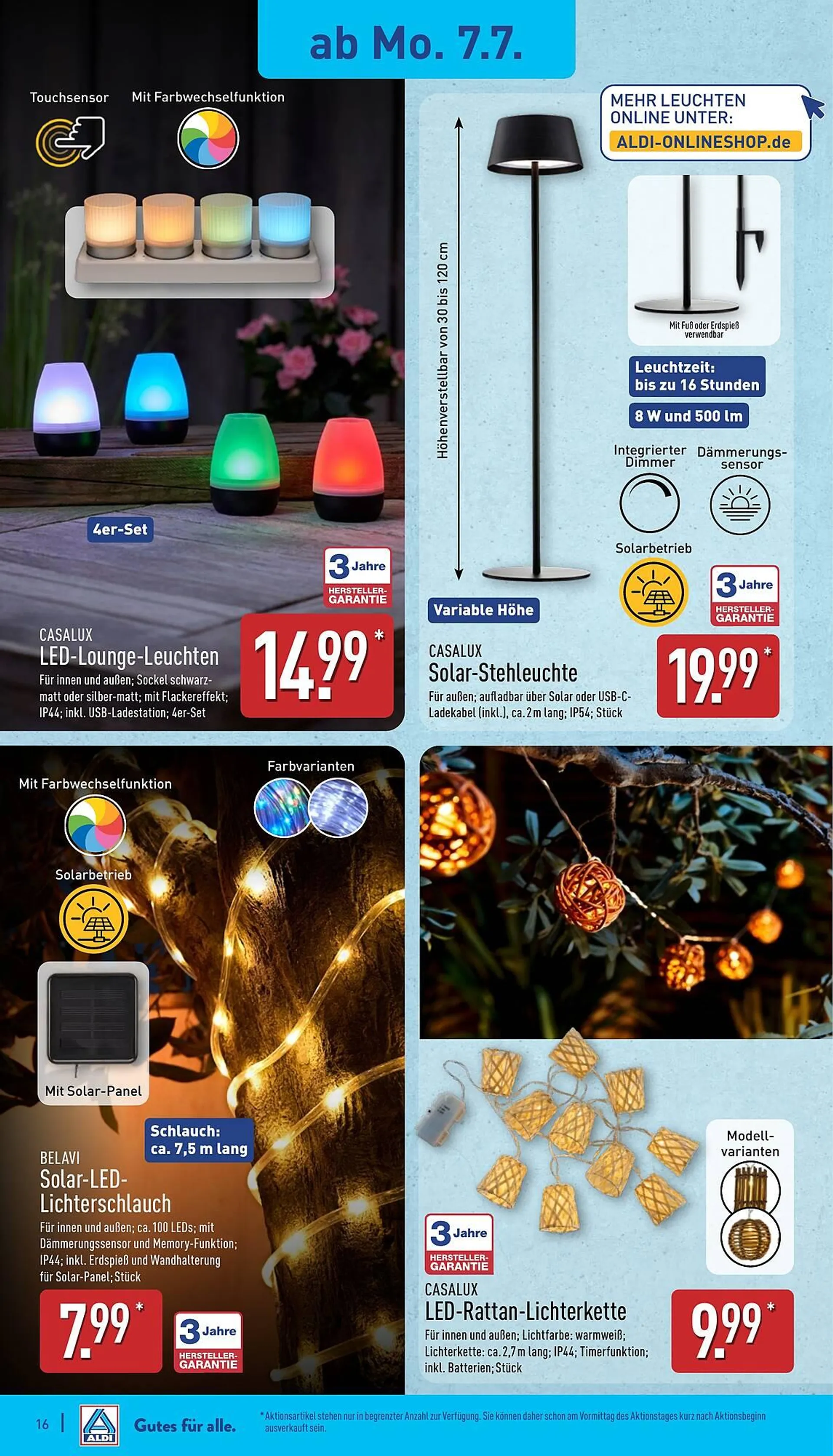 Aldi Nord Prospekt von 7. Juli bis 12. Juli 2025 - Prospekt seite 16
