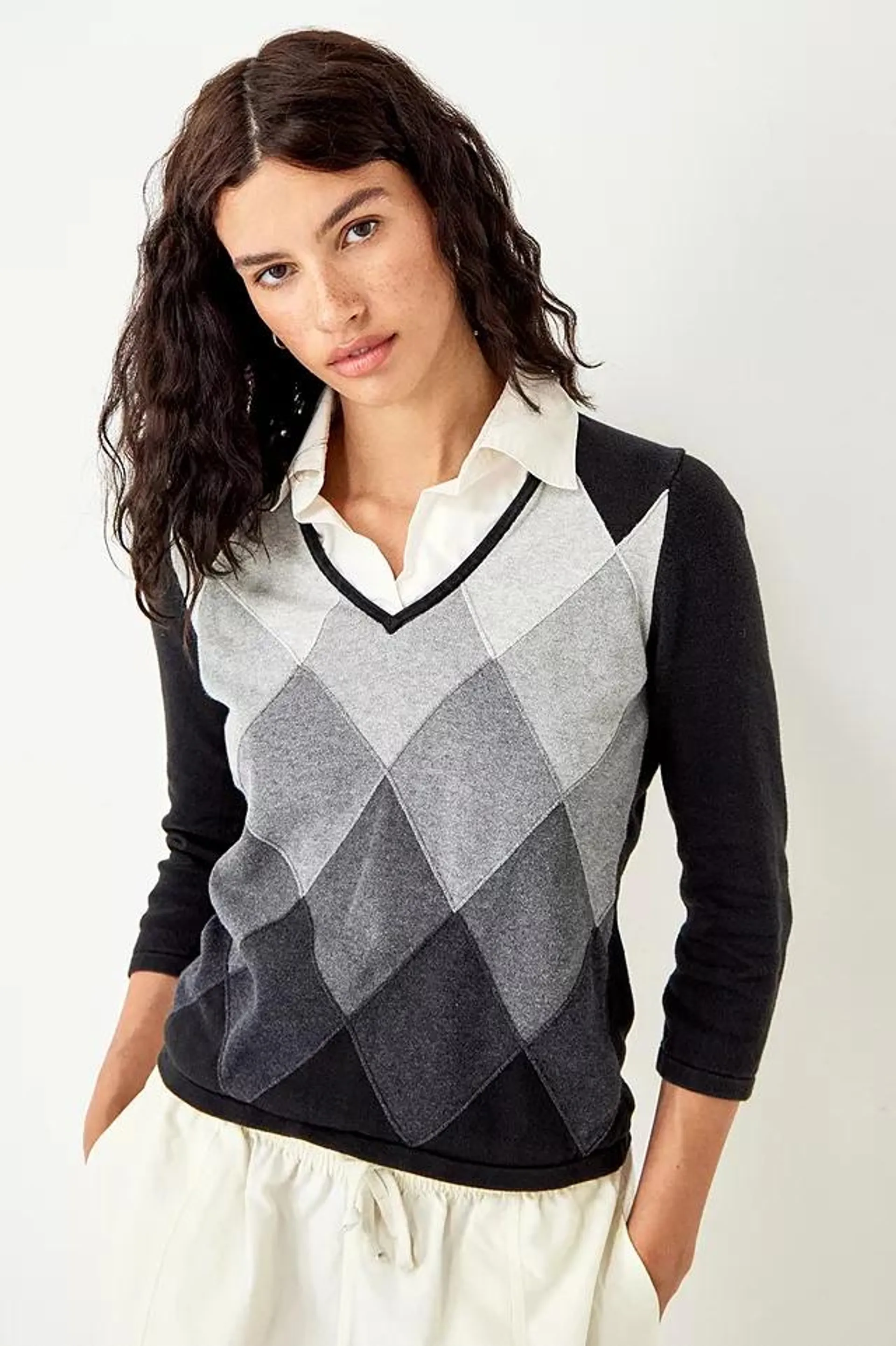 Urban Renewal Vintage Argyle-Strickpullover