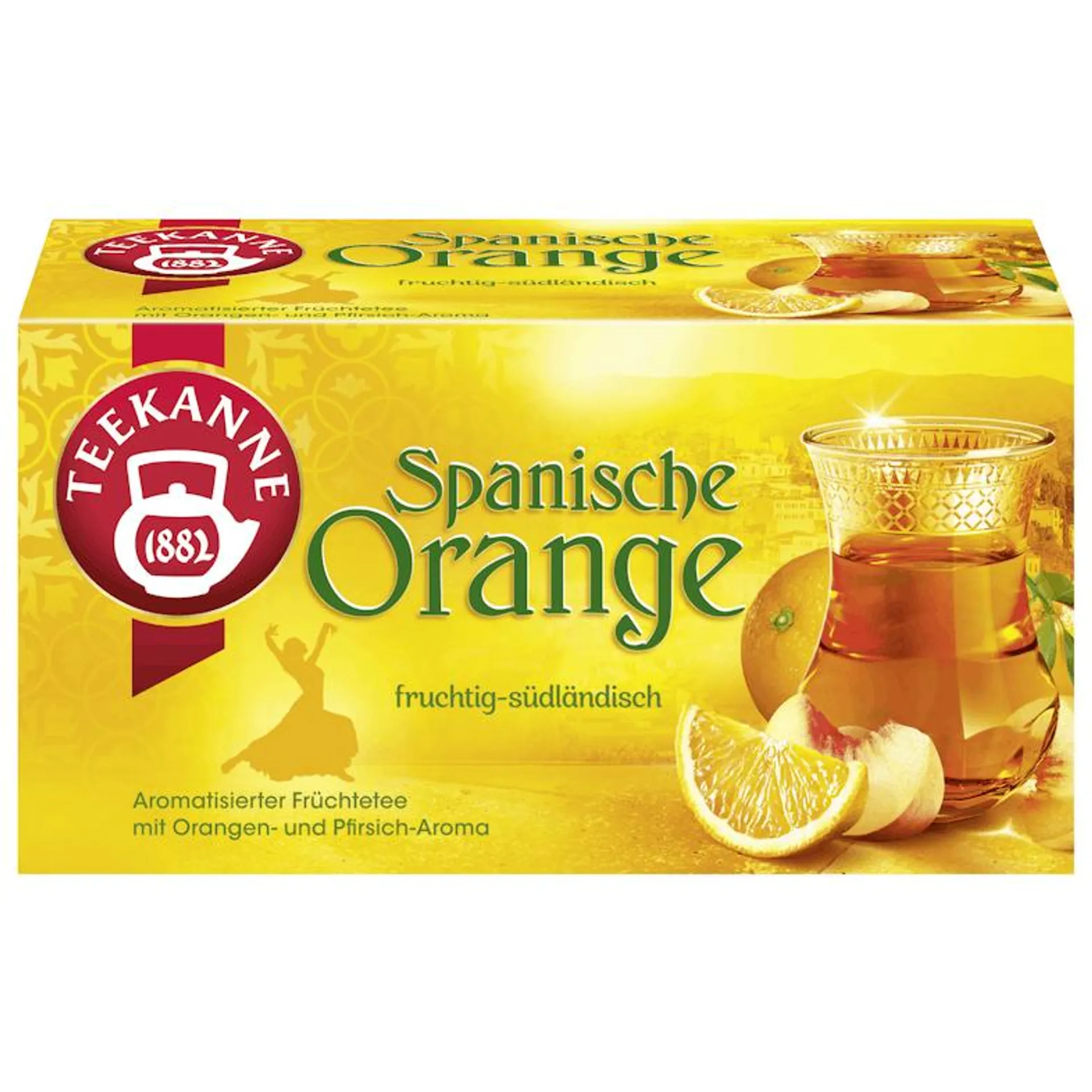 Teekanne Früchtetee Spanische Orange 20 Teebeutel (50 g)