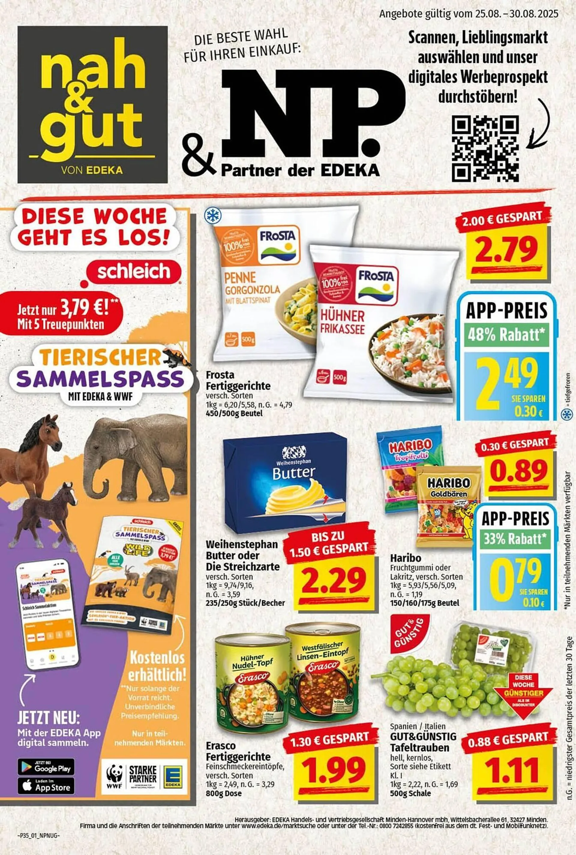 nah & gut Prospekt von 23. August bis 30. August 2025 - Prospekt seite 1