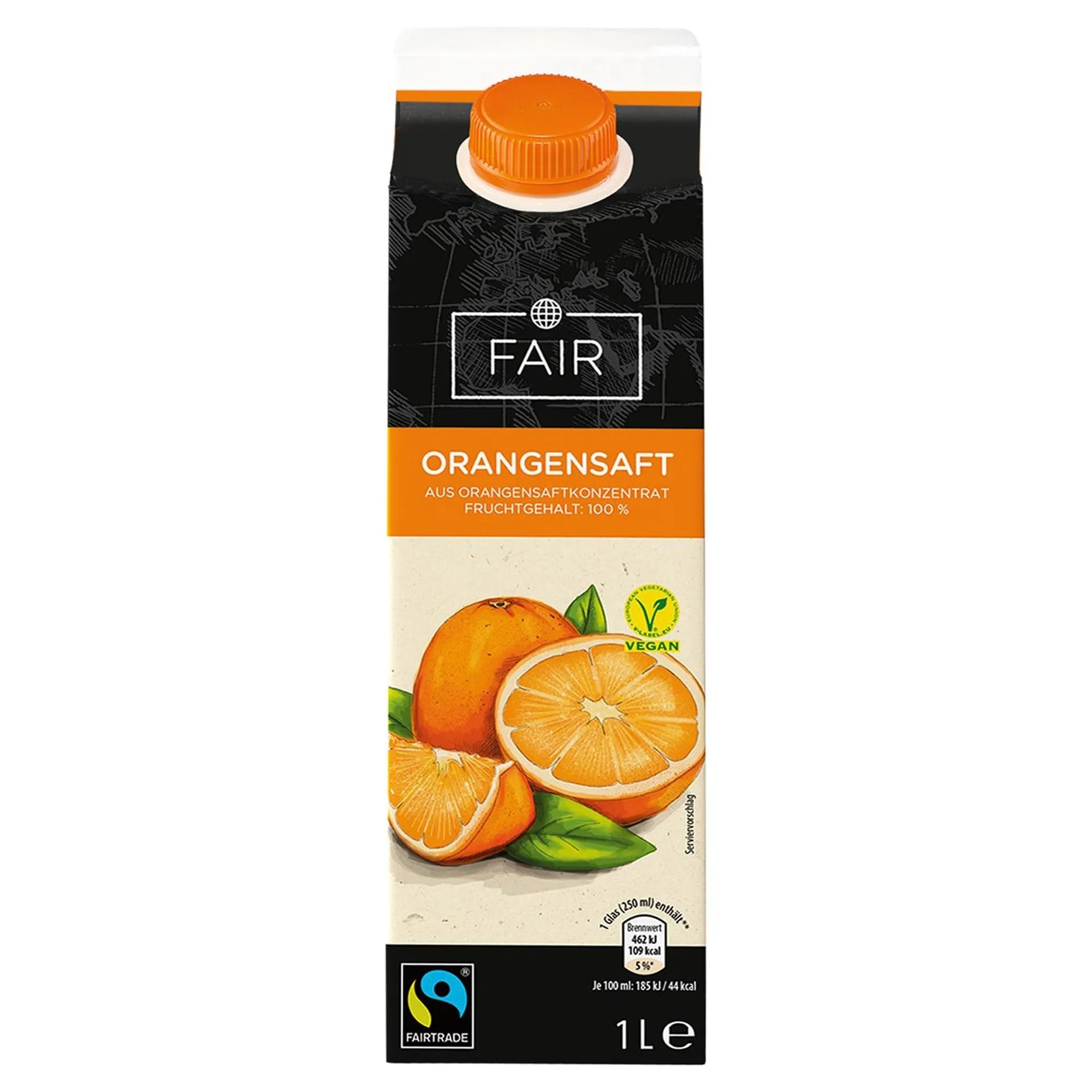 FAIR Fairtrade Saft oder Nektar 1 l, Orange