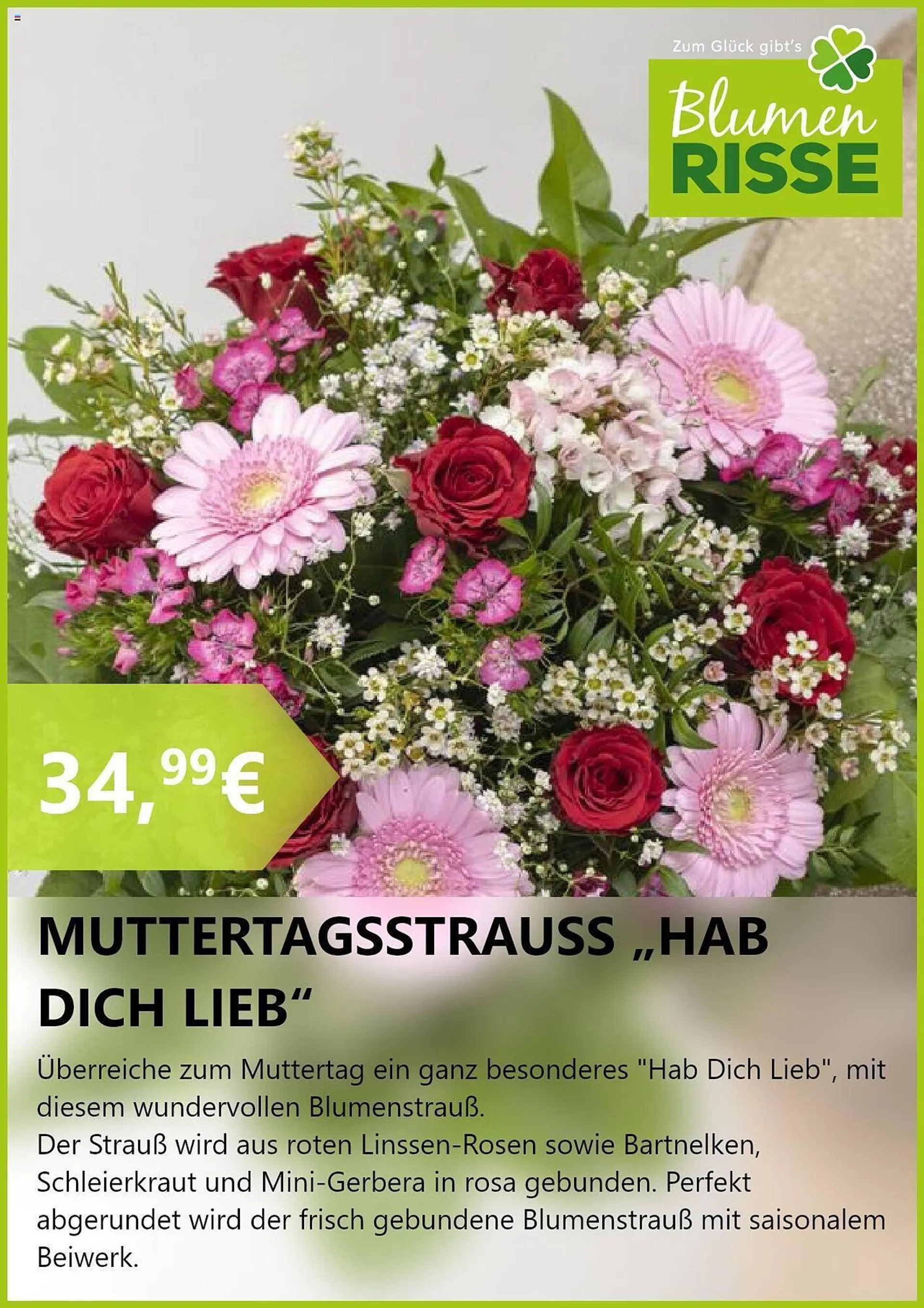 Blumen Risse Prospekt von 6. Mai bis 13. Mai 2024 - Prospekt seite 4