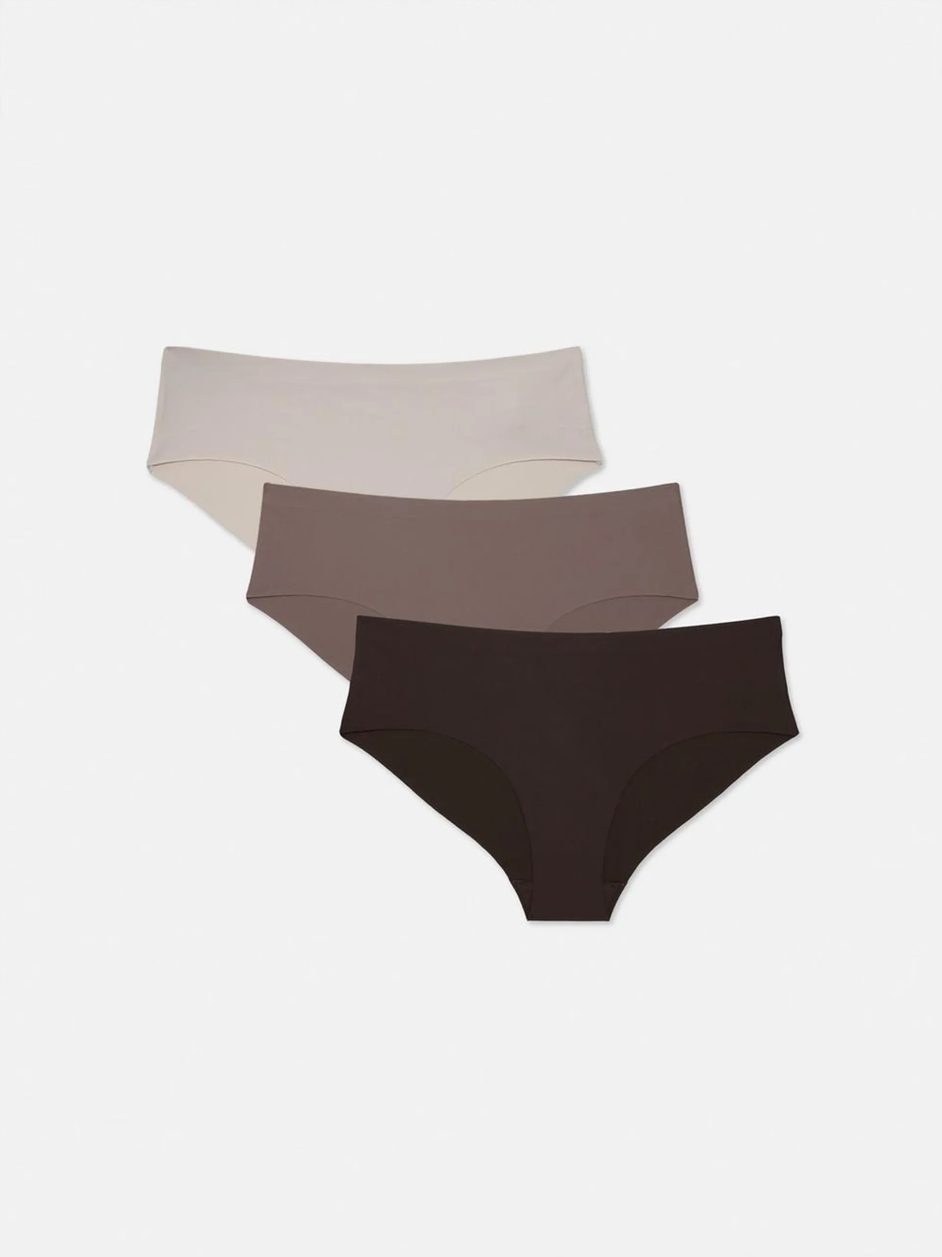 Nahtlose Hipster-Slips, 3er-Pack