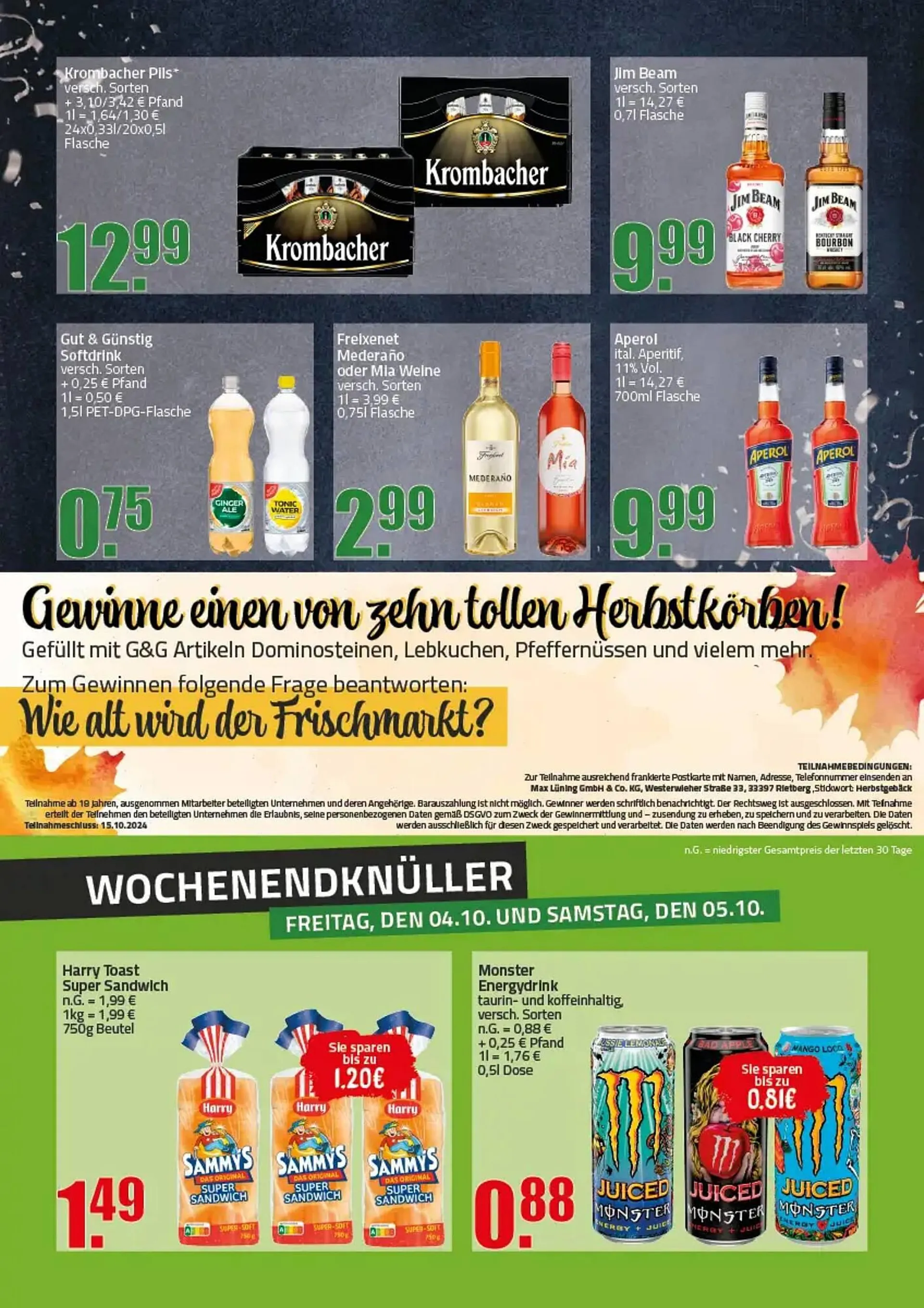 Ihr Frischmarkt Prospekt von 30. September bis 5. Oktober 2024 - Prospekt seite 4