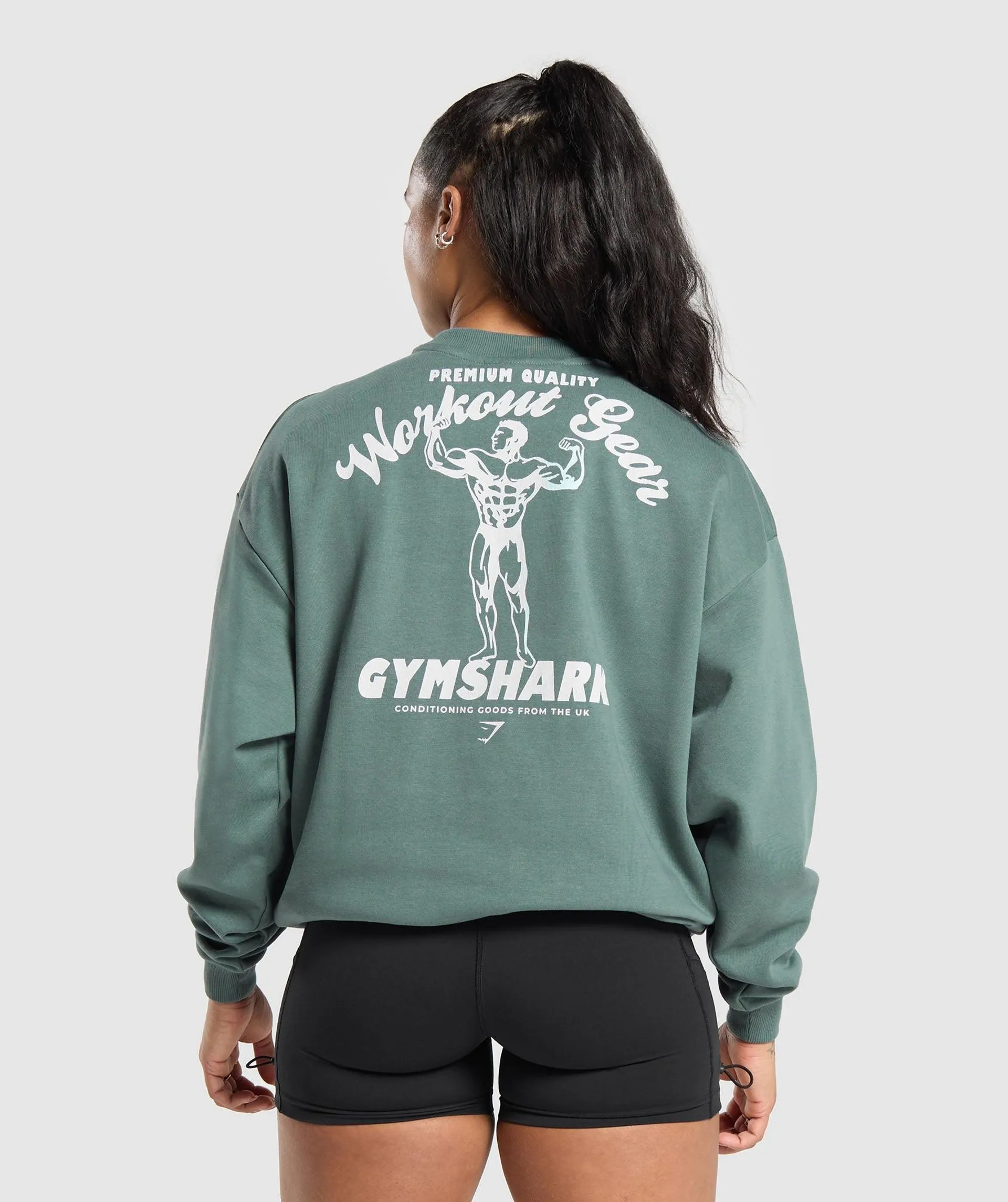 Workout Gear Oversized Sweatshirt