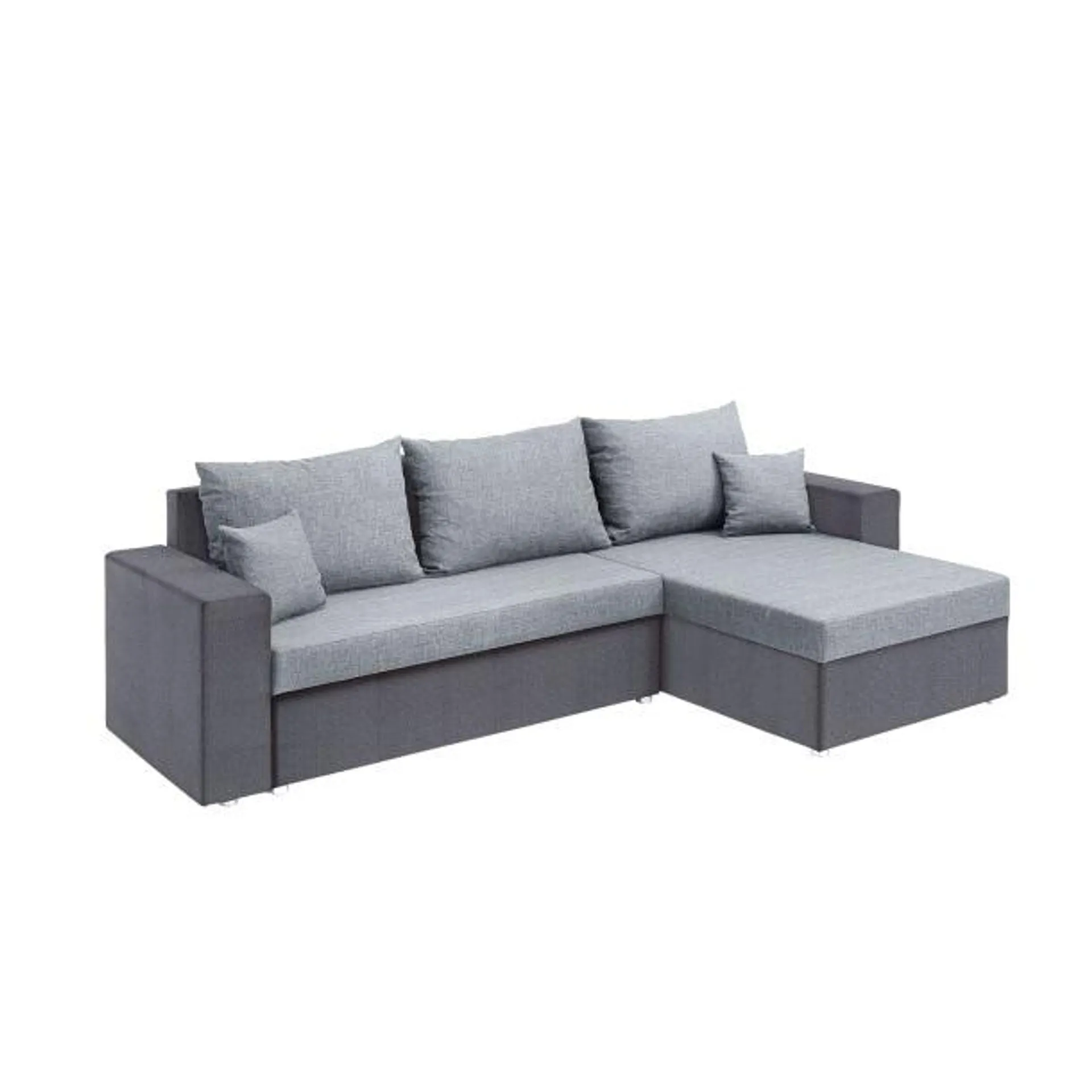 Ecksofa Samba II Stoffbezug Grau ca. 250 x 146 cm