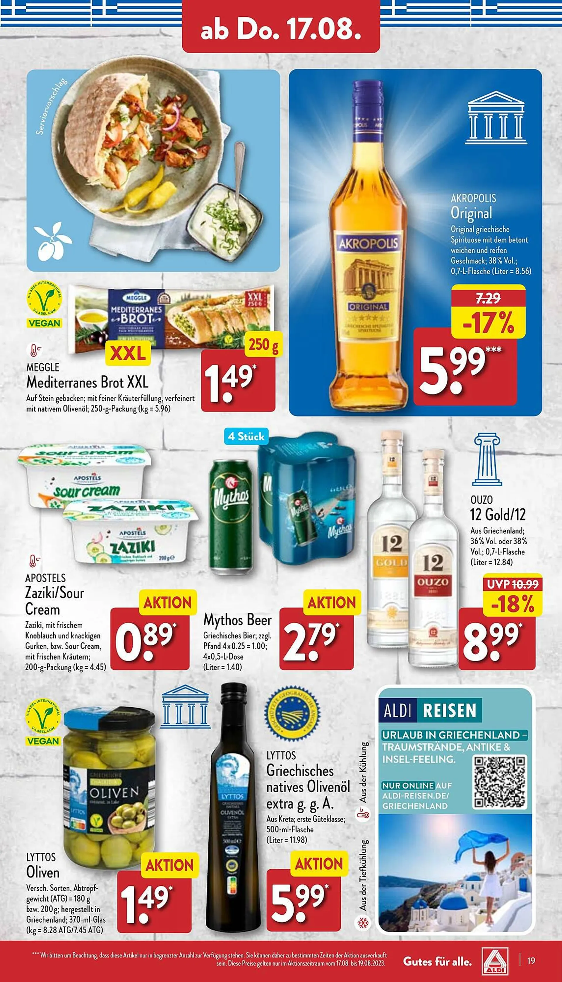 Aldi Nord Prospekt von 14. August bis 19. August 2023 - Prospekt seite 19