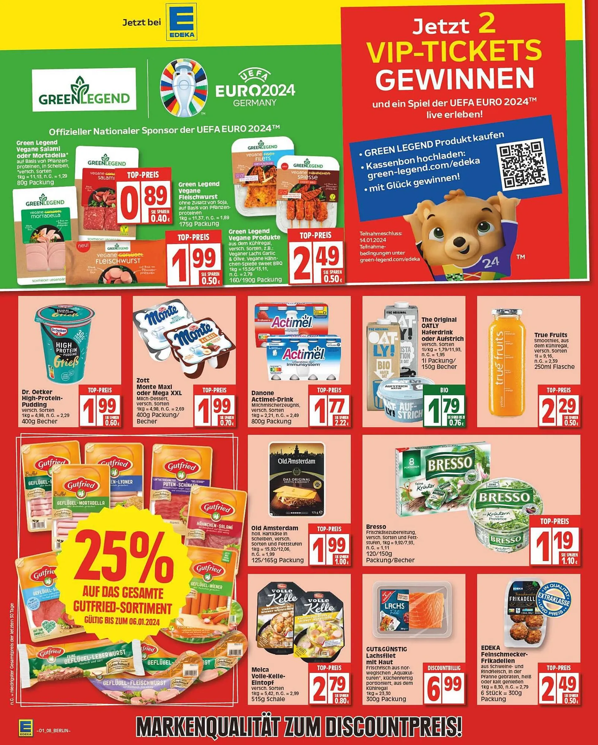 EDEKA Prospekt von 2. Januar bis 2. Januar 2024 - Prospekt seite 7