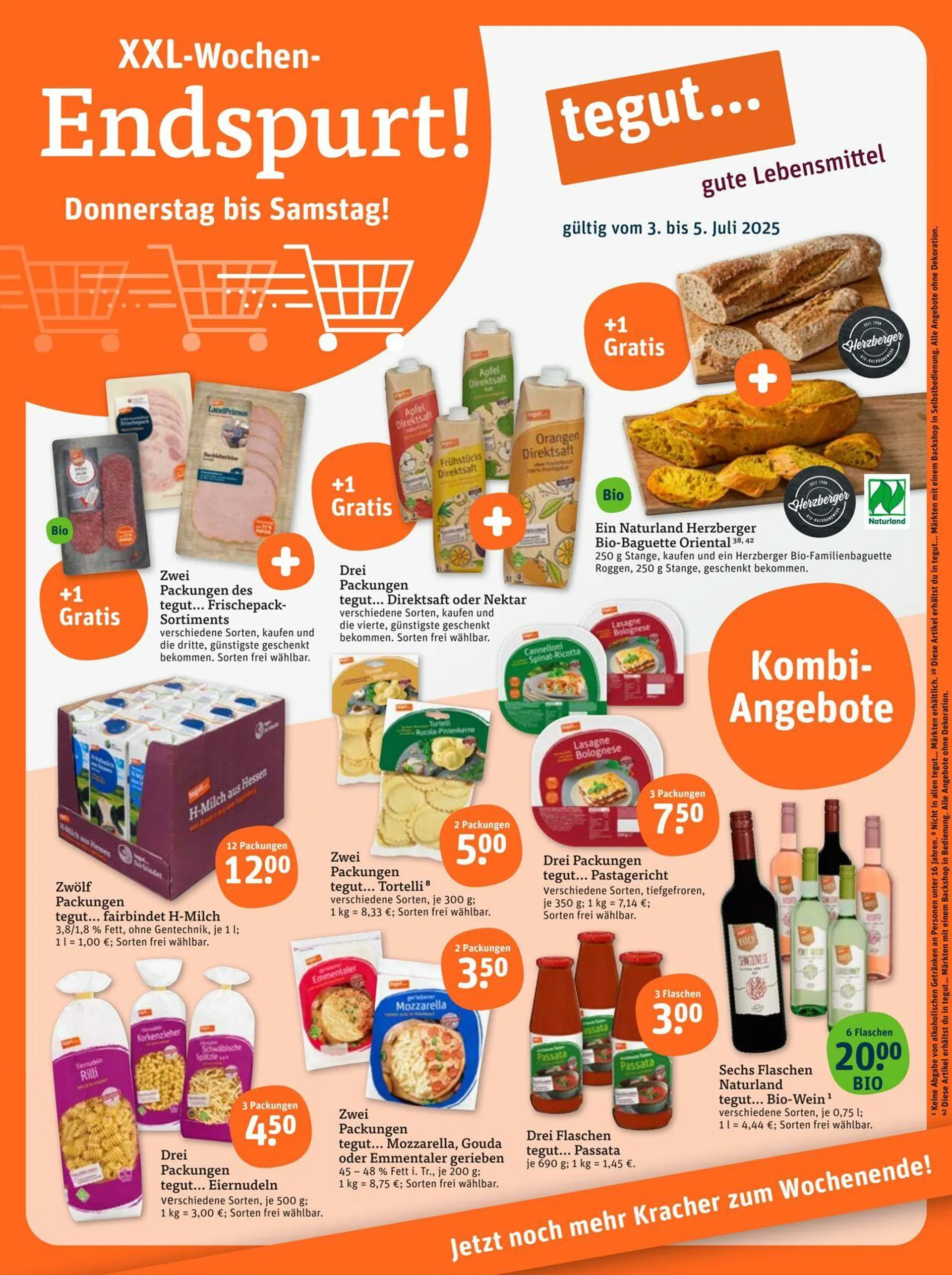 Tegut Aktueller Prospekt von 23. Juni bis 29. Juni 2025 - Prospekt seite 1