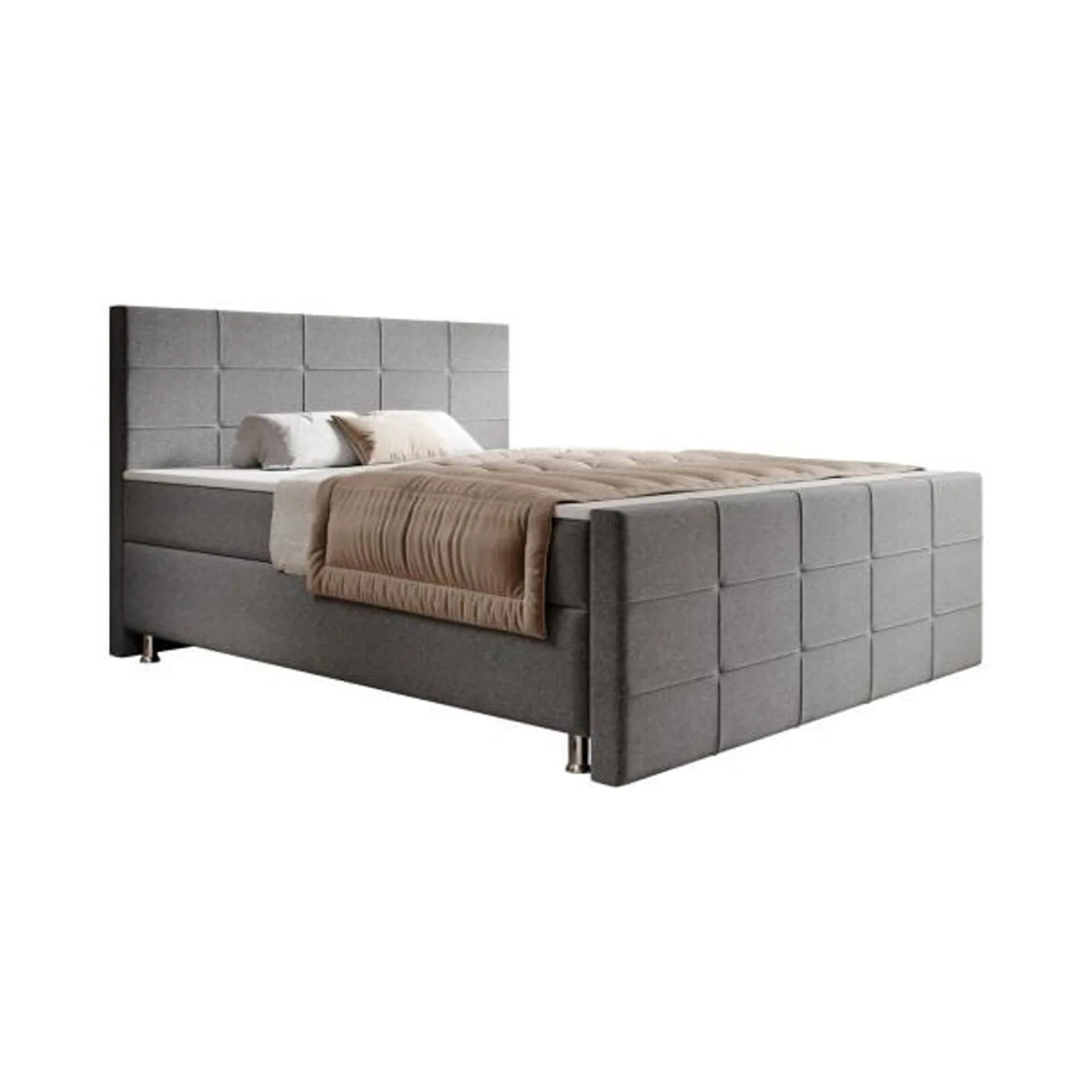 Boxspringbett Florenz 180 x 200 cm anthrazit