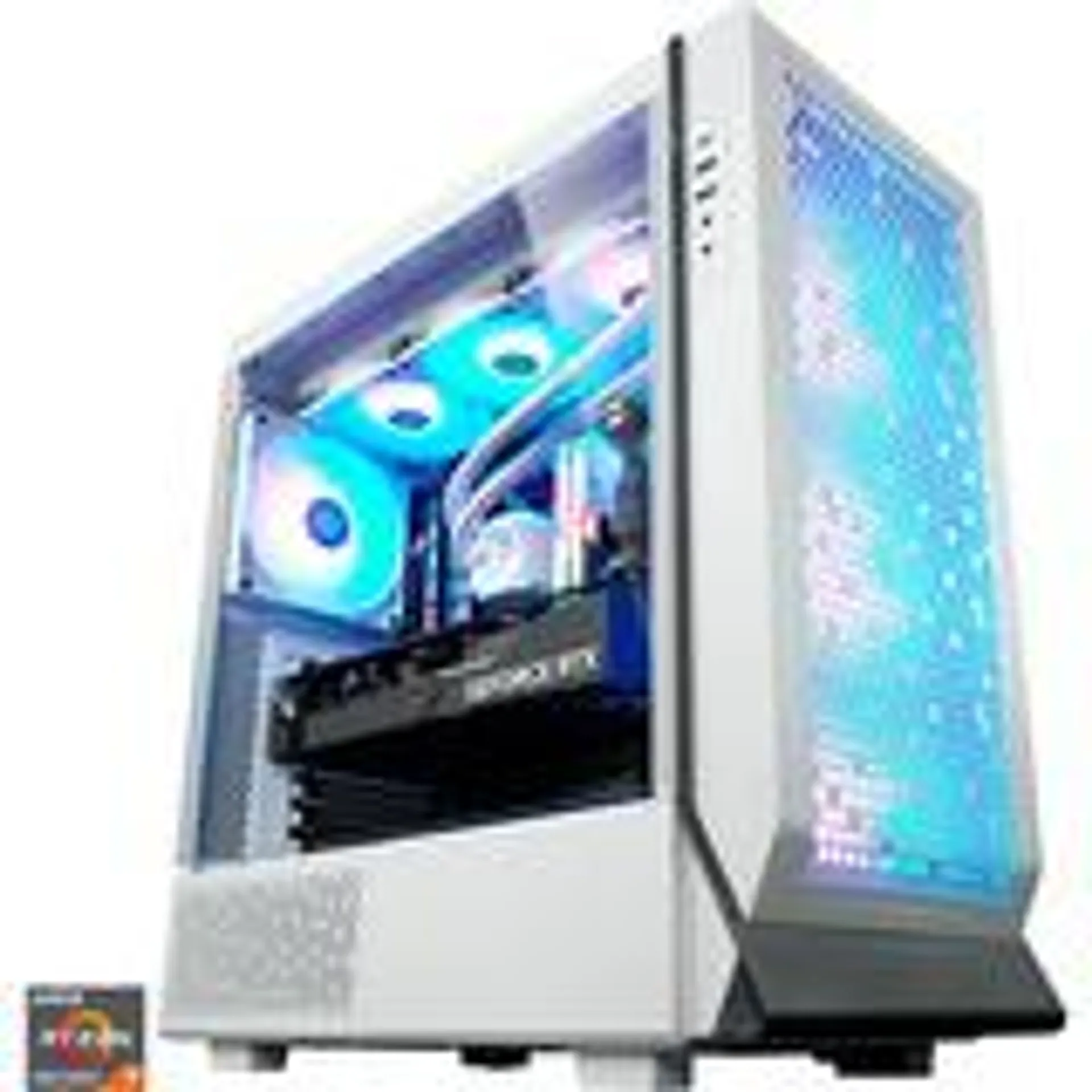 Thermaltake Neired Snow, Gaming-PC (weiß/transparent, Windows 11 Home 64-Bit)